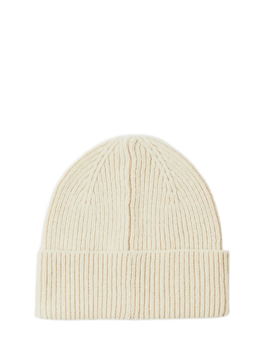 Selected - SLMMASON MERINO WOOL BEANIE - kupuj według okazji - oatmeal - 1