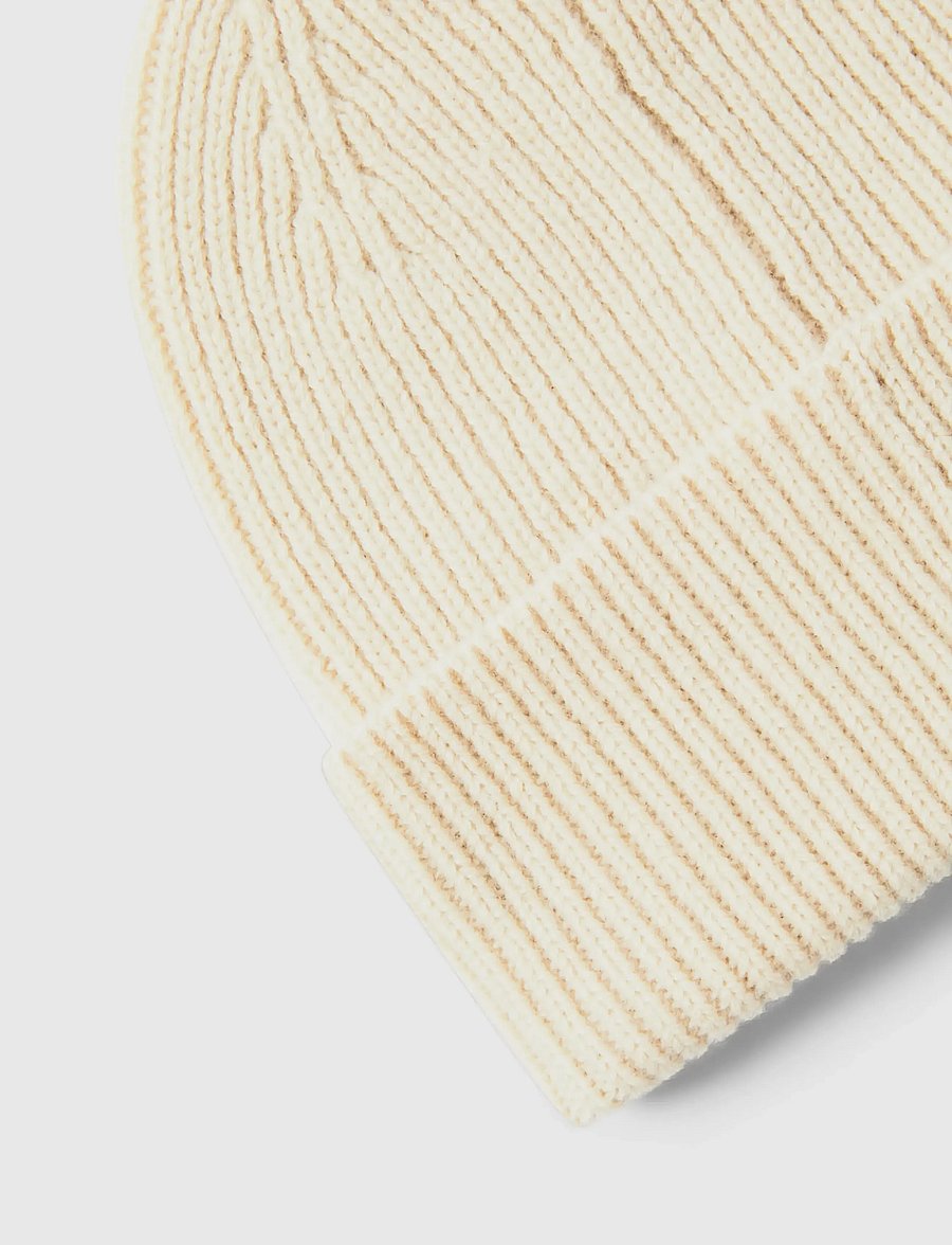 Selected - SLMMASON MERINO WOOL BEANIE - kupuj według okazji - oatmeal - 3