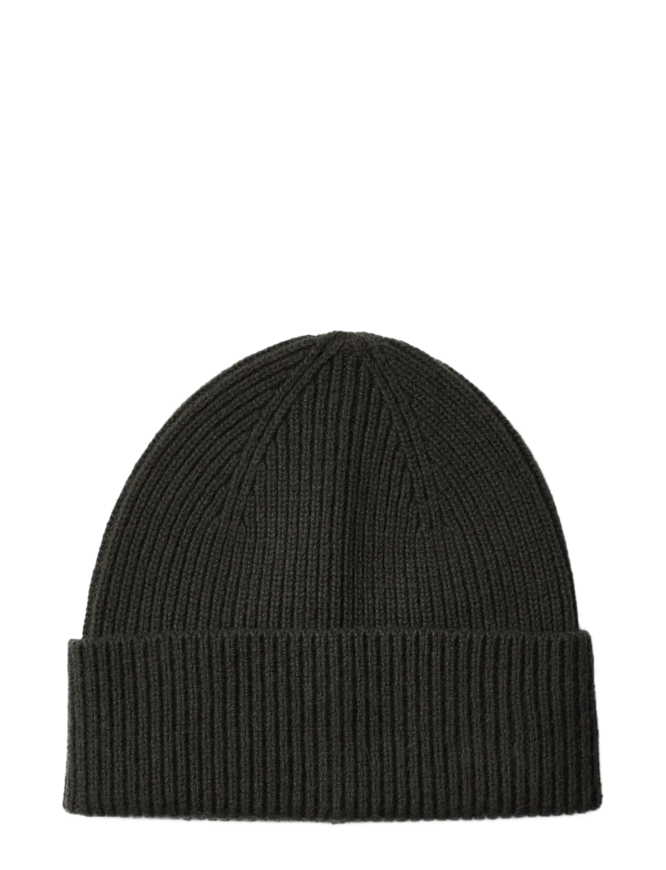 Selected SLMMASON MERINO WOOL BEANIE - Accessoires - PEAT / khaki/green