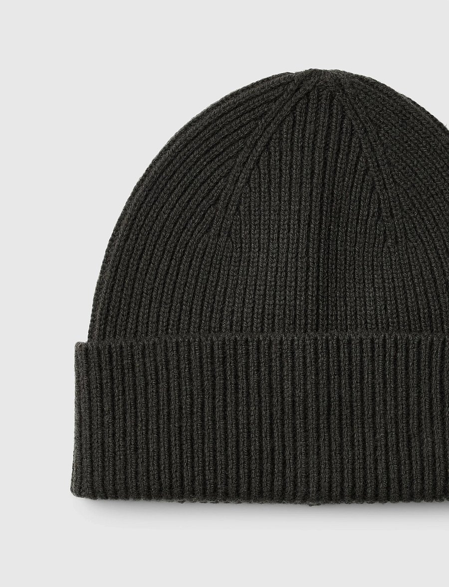 Selected - SLMMASON MERINO WOOL BEANIE - nach anlass kaufen - peat - 3