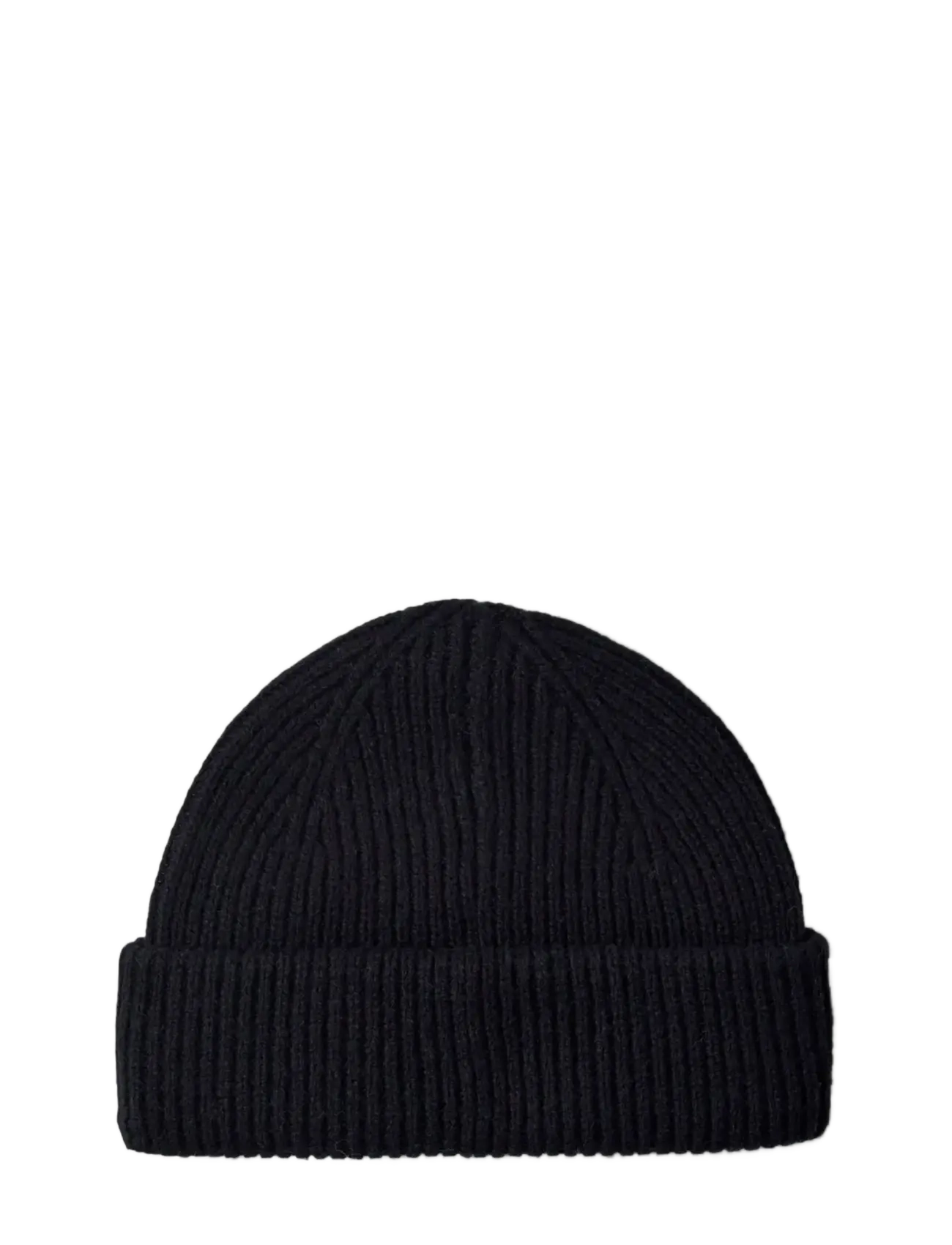 Selected - SLMMASON MERINO SAILOR WOOL BEANIE - nach anlass kaufen - black - 1