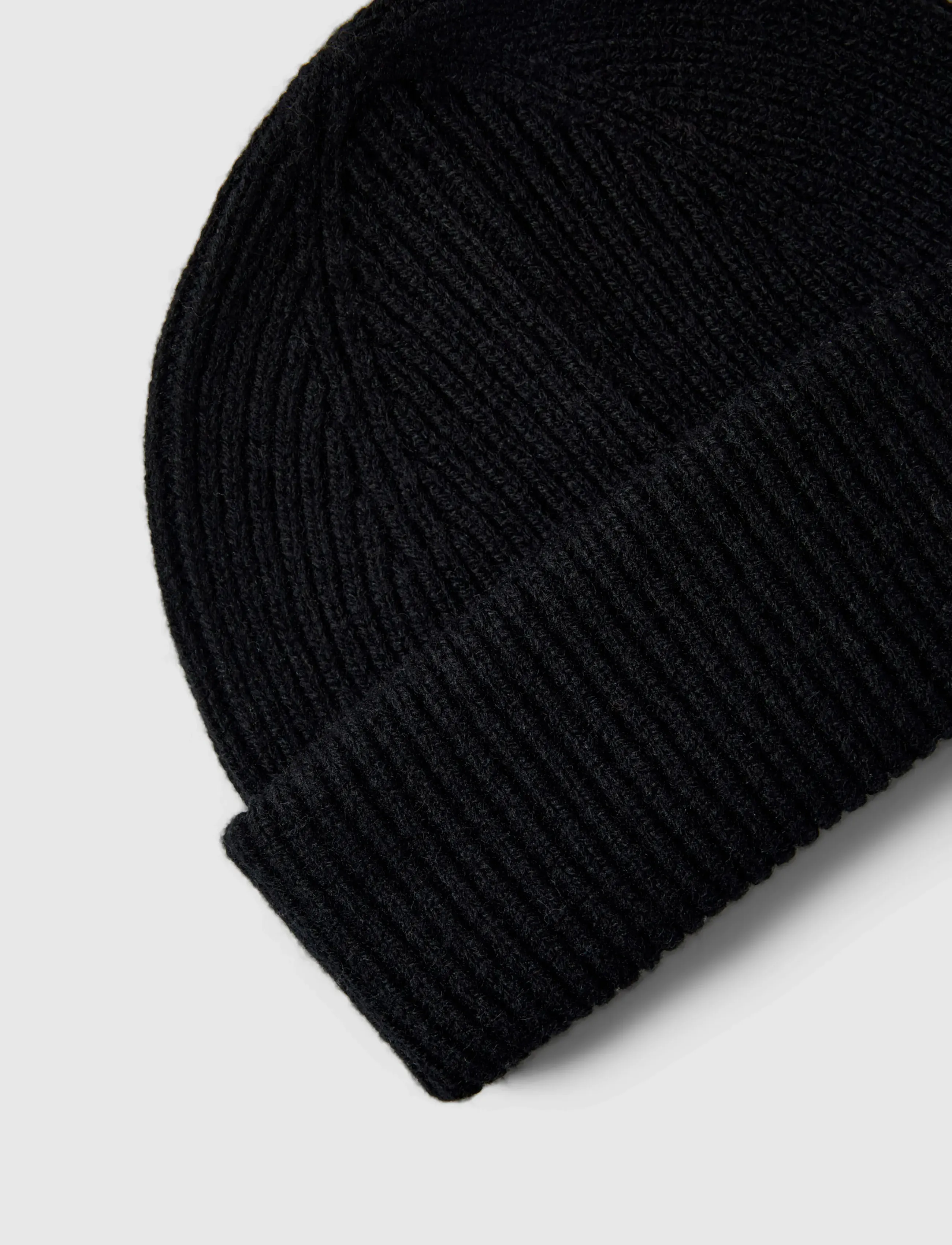 Selected - SLMMASON MERINO SAILOR WOOL BEANIE - nach anlass kaufen - black - 3