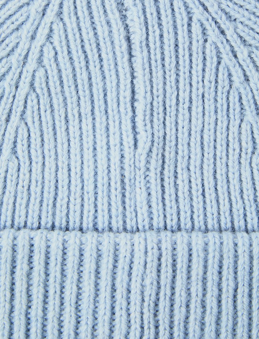 Selected - SLMMASON MERINO SAILOR WOOL BEANIE - shop efter anledning - cashmere blue - 2