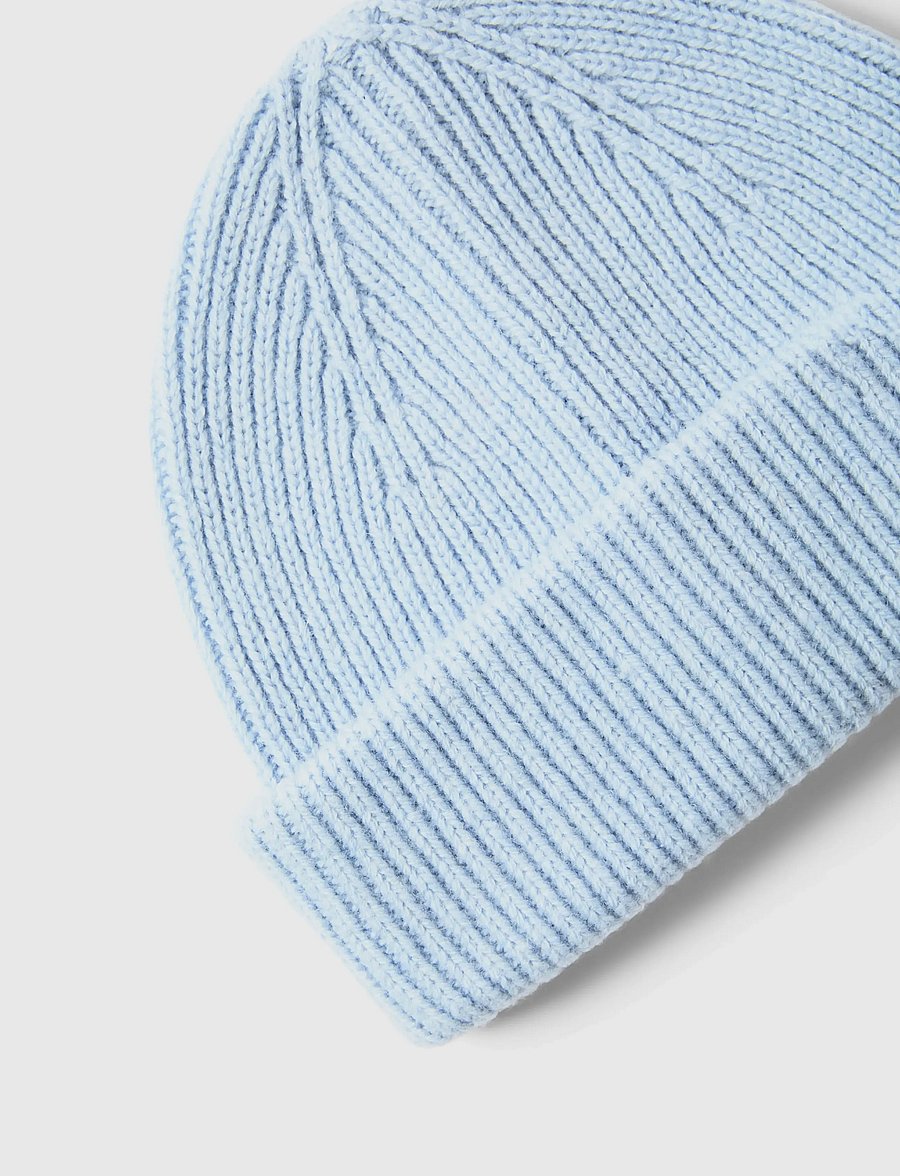 Selected - SLMMASON MERINO SAILOR WOOL BEANIE - shop efter anledning - cashmere blue - 3
