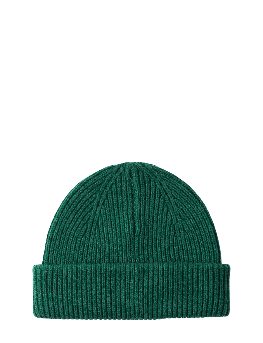 Selected - SLMMASON MERINO SAILOR WOOL BEANIE - shop efter anledning - dark green - 0