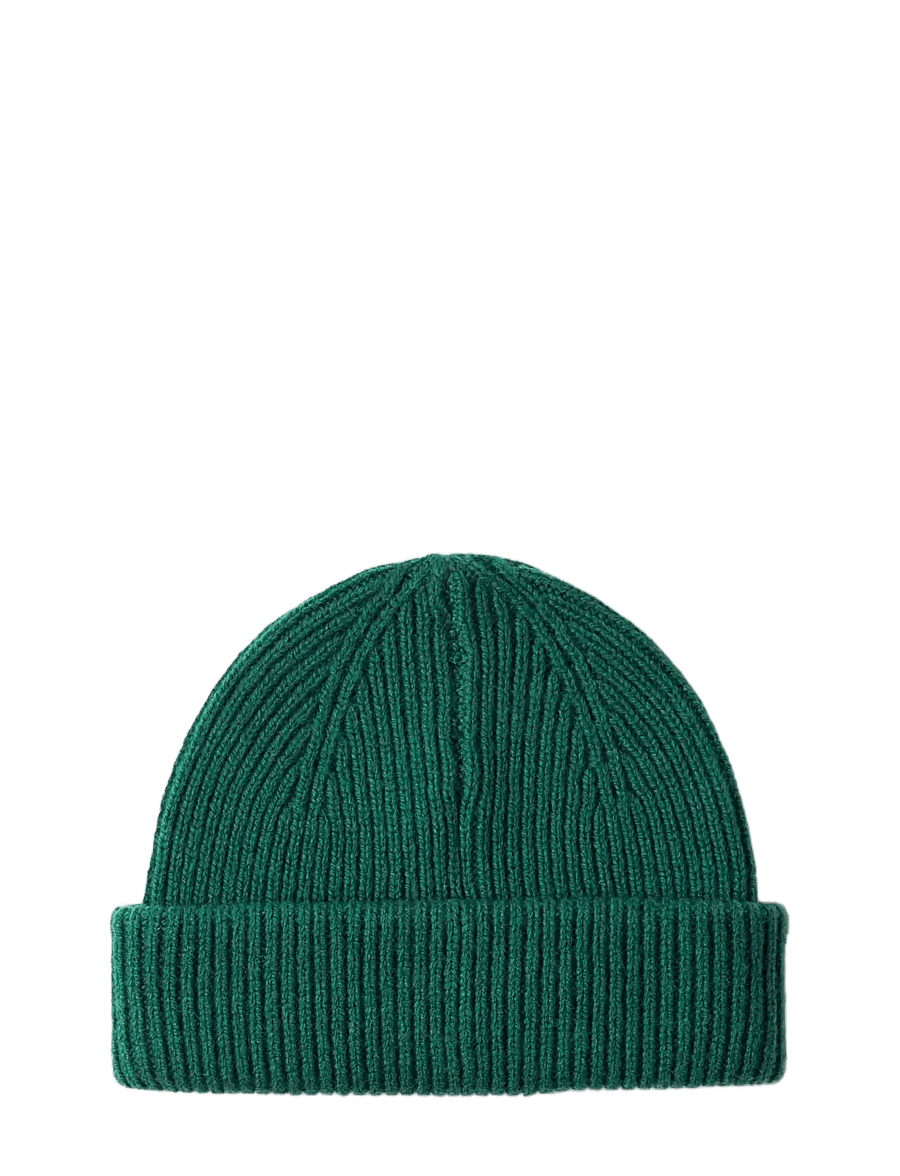 Selected - SLMMASON MERINO SAILOR WOOL BEANIE - shop efter anledning - dark green - 1