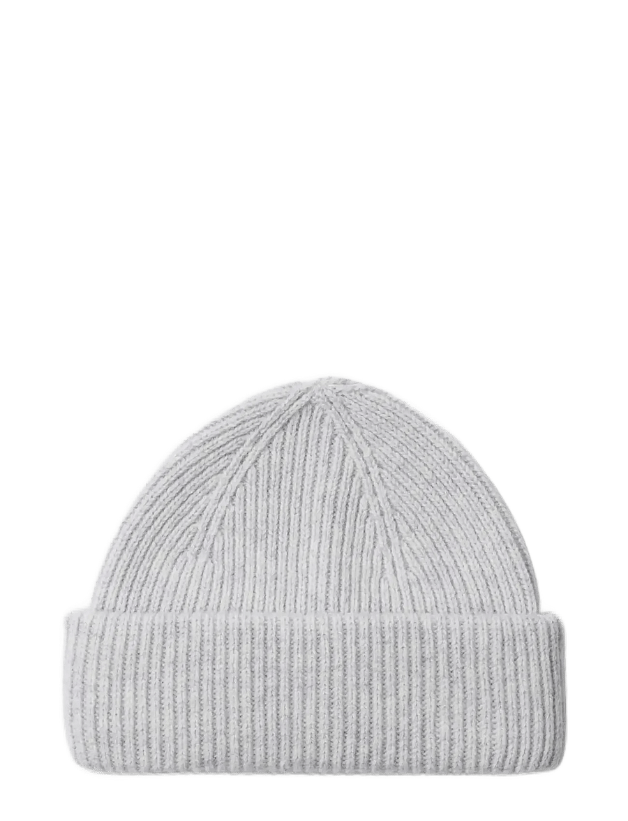 Selected - SLMMASON MERINO SAILOR WOOL BEANIE - nach anlass kaufen - light grey melange - 0