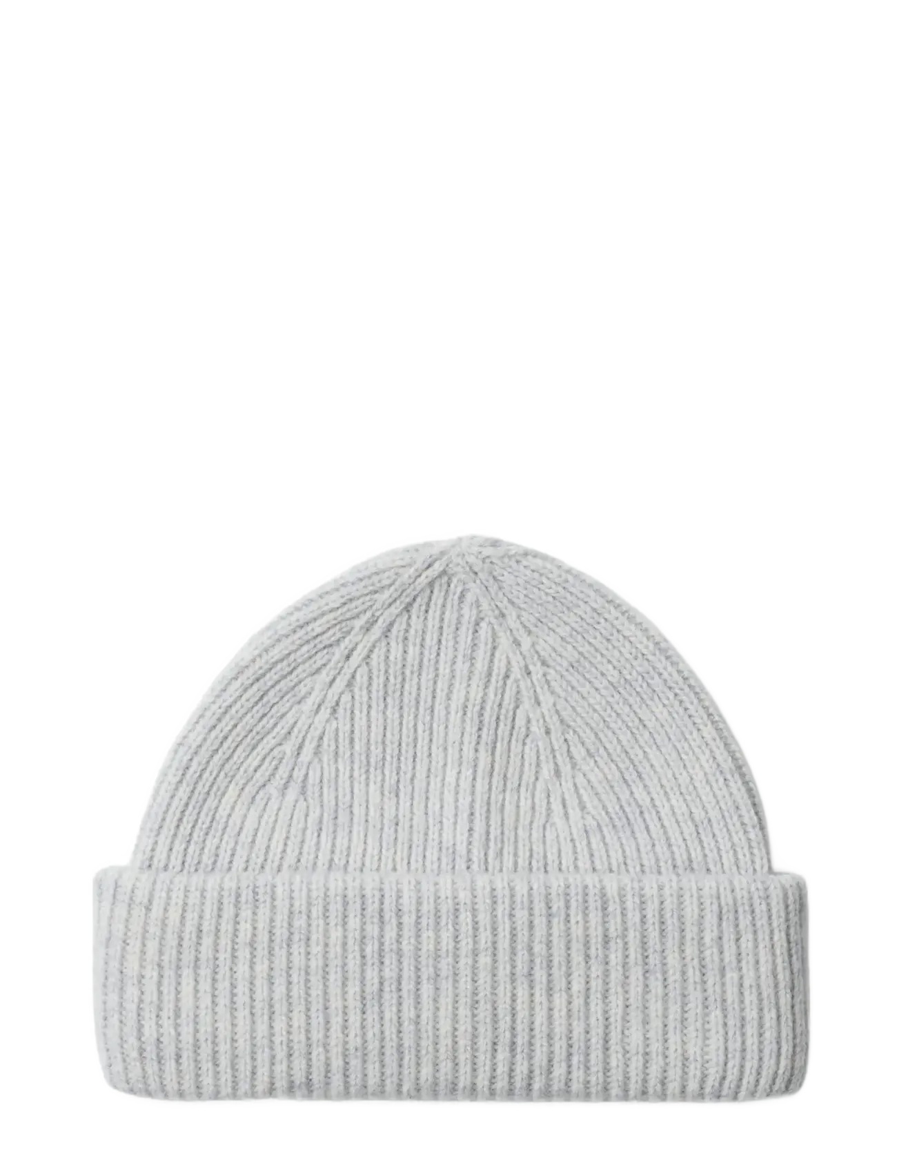 Selected - SLMMASON MERINO SAILOR WOOL BEANIE - accessoires - light grey melange - 1