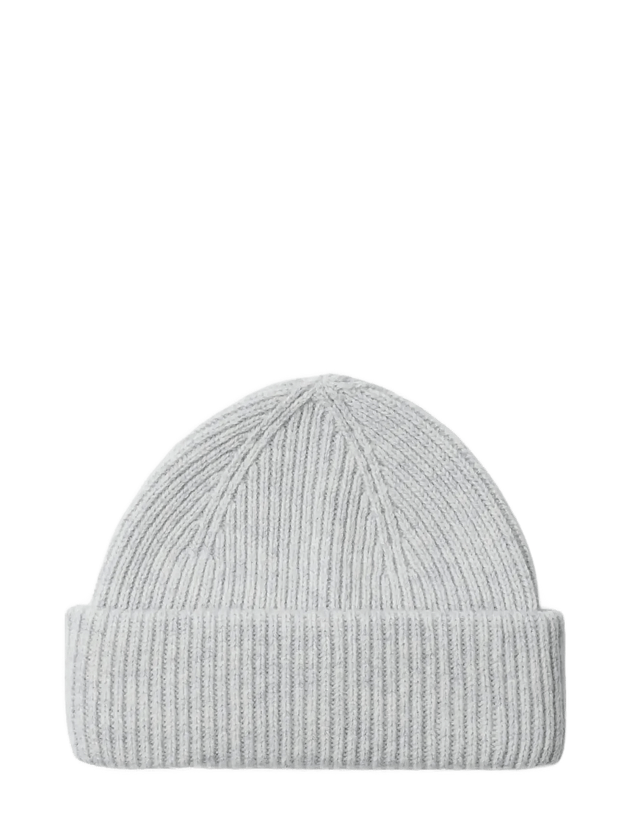 Selected - SLMMASON MERINO SAILOR WOOL BEANIE - nach anlass kaufen - light grey melange - 1