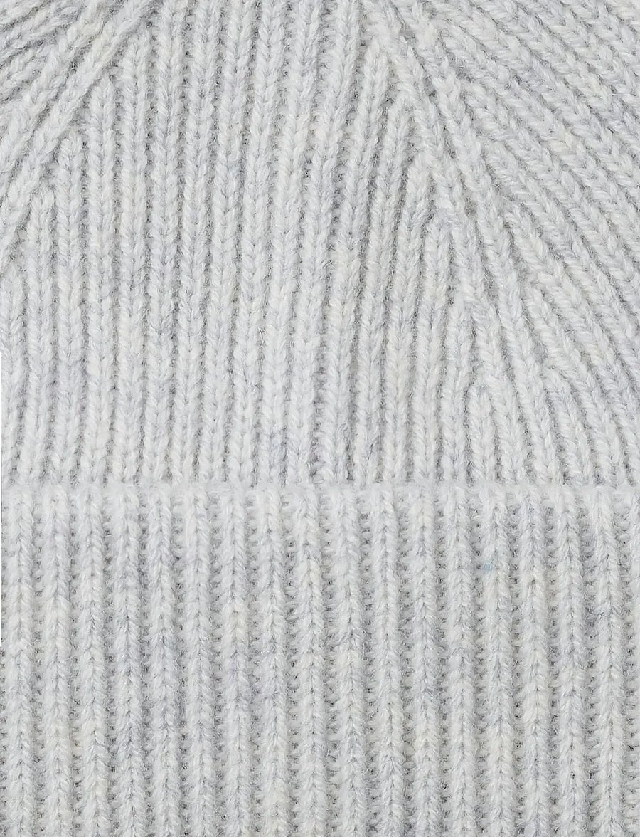 Selected - SLMMASON MERINO SAILOR WOOL BEANIE - nach anlass kaufen - light grey melange - 2