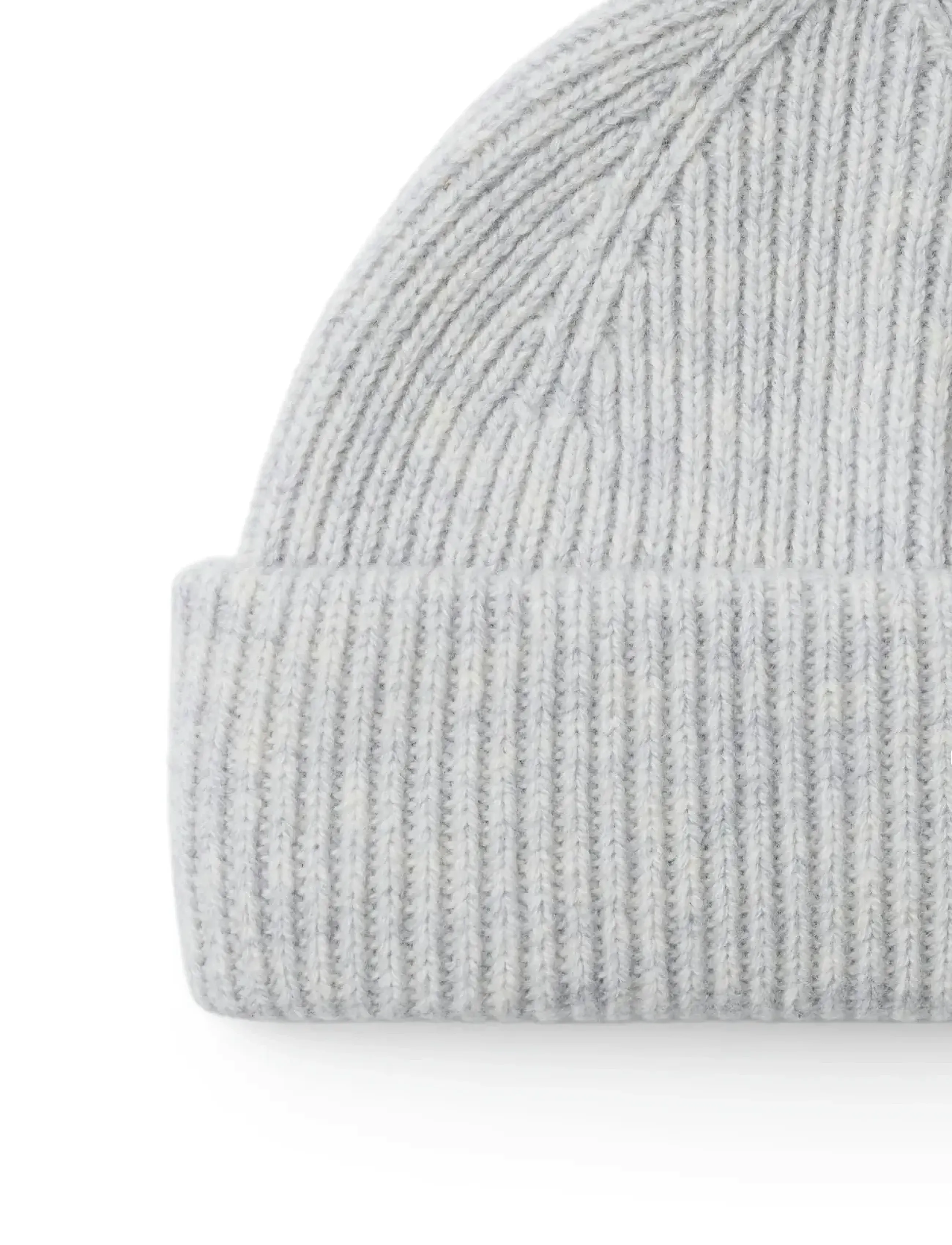 Selected - SLMMASON MERINO SAILOR WOOL BEANIE - accessoires - light grey melange - 3
