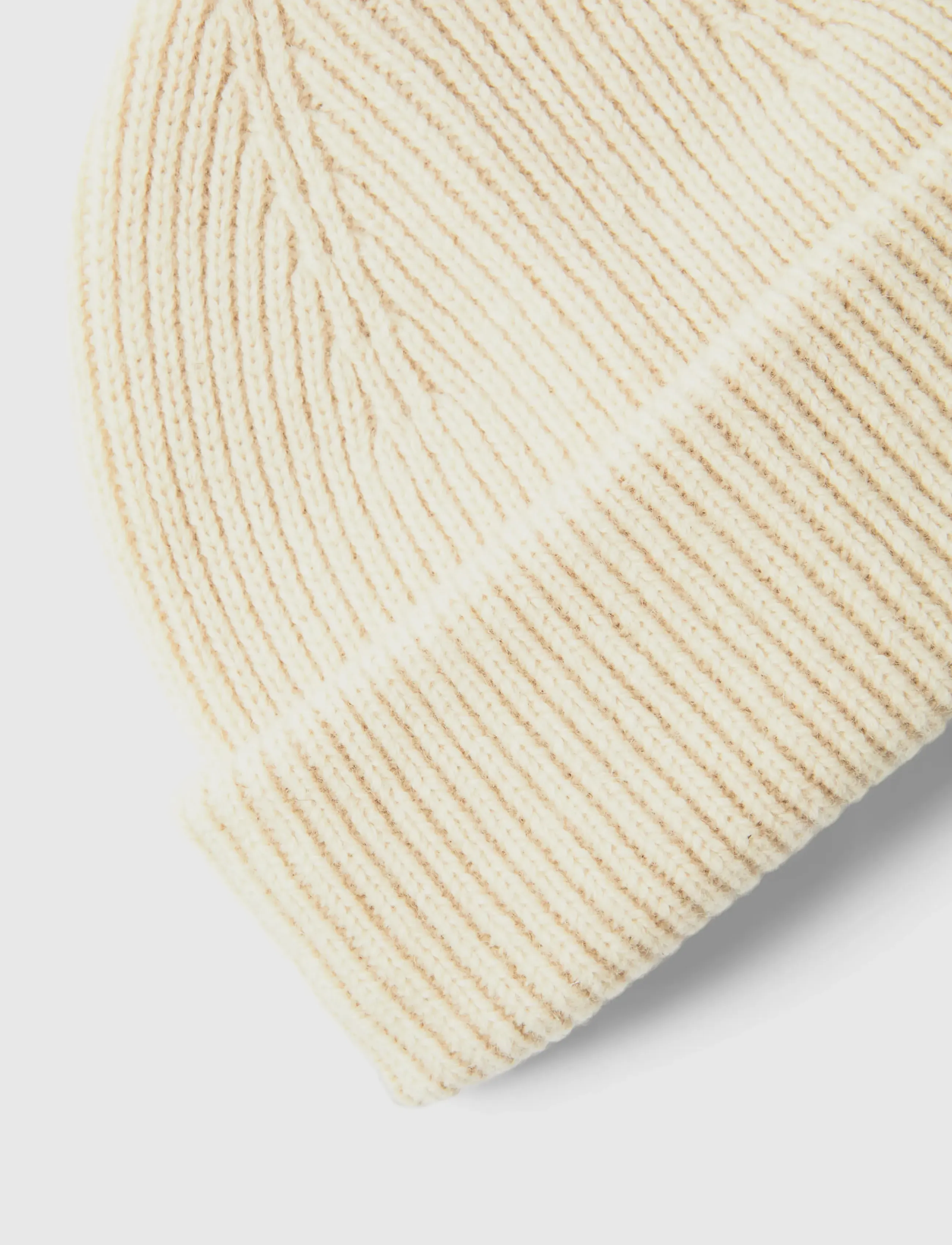 Selected - SLMMASON MERINO SAILOR WOOL BEANIE - nach anlass kaufen - oatmeal - 3