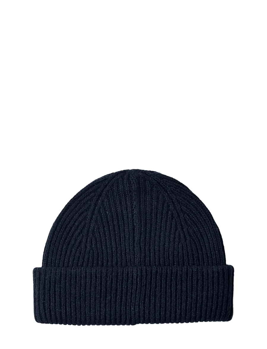 Selected - SLMMASON MERINO SAILOR WOOL BEANIE - nach anlass kaufen - sky captain - 0