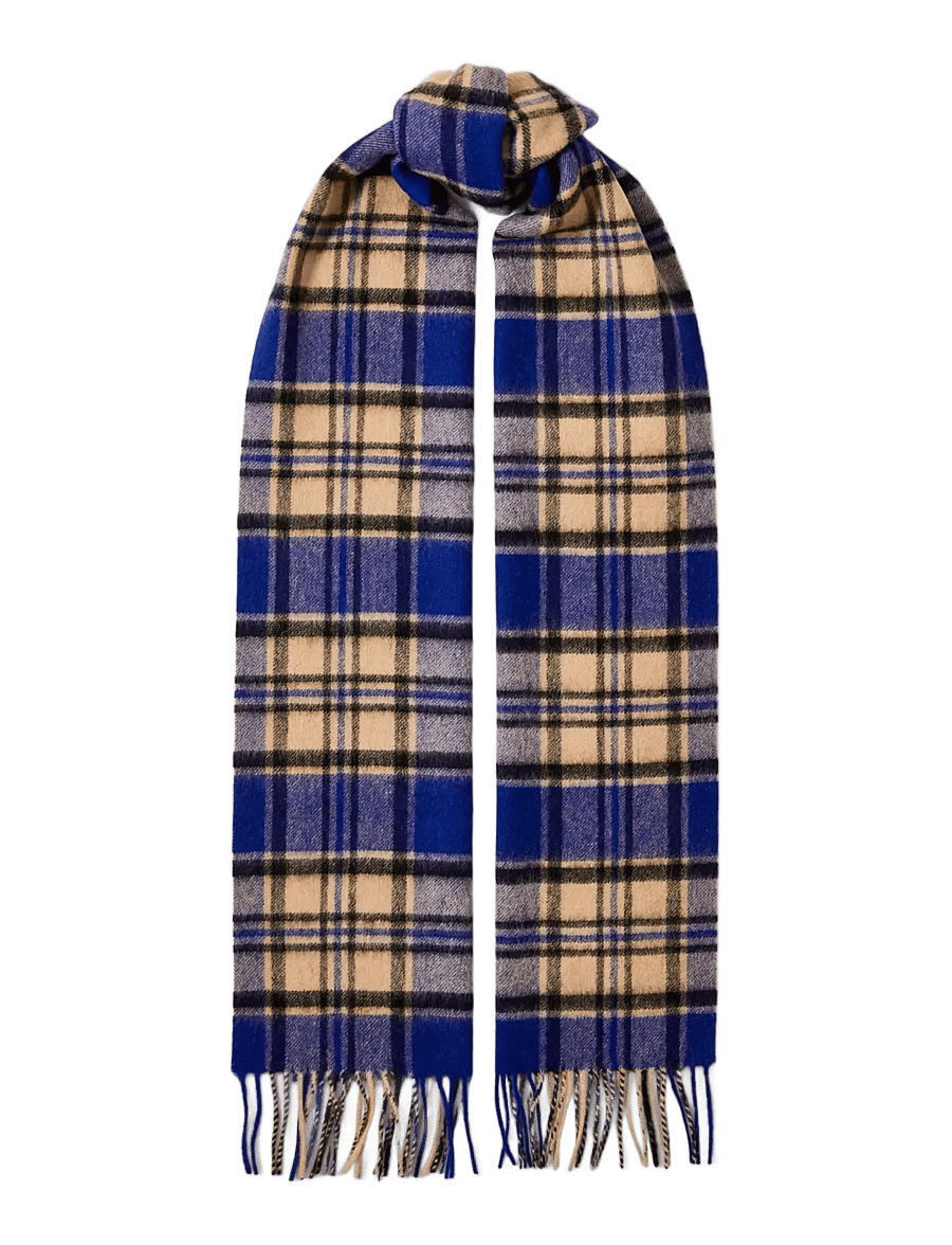 Selected - SLMTOPE WOOL CHECK SCARF - vetrartreflar - set sail - 2