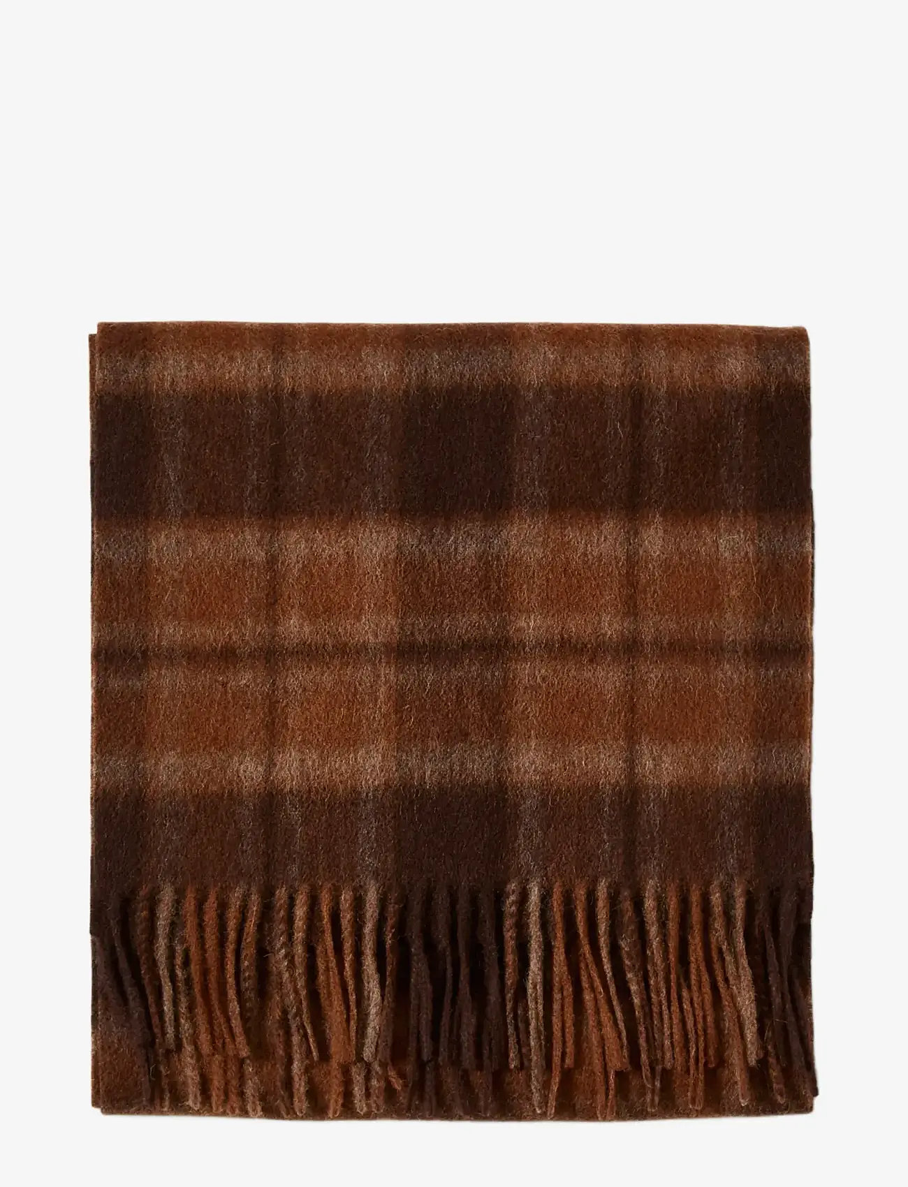 Selected - SLMTOPE WOOL CHECK SCARF - Šalikai žiemai - soft silt - 2