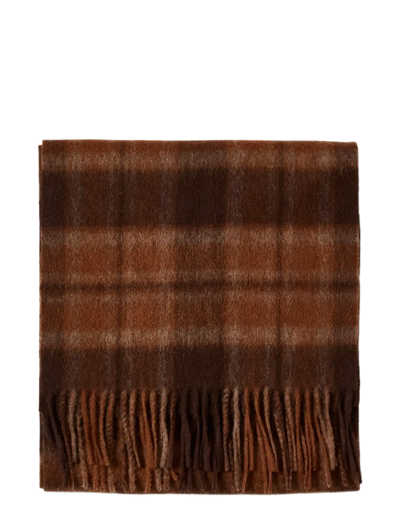 Selected - SLMTOPE WOOL CHECK SCARF - winterschals - soft silt - 2