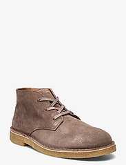 Selected Homme - SLHRICCO SUEDE CHUKKA BOOT - lace ups - almondine - 0