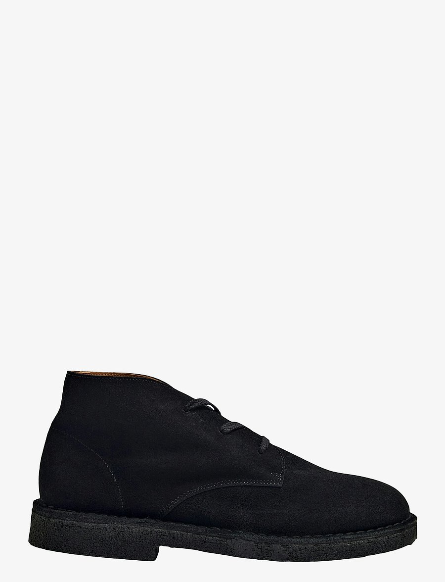 Selected - SLMRICCO SUEDE CHUKKA BOOT - chukka boots - black - 1