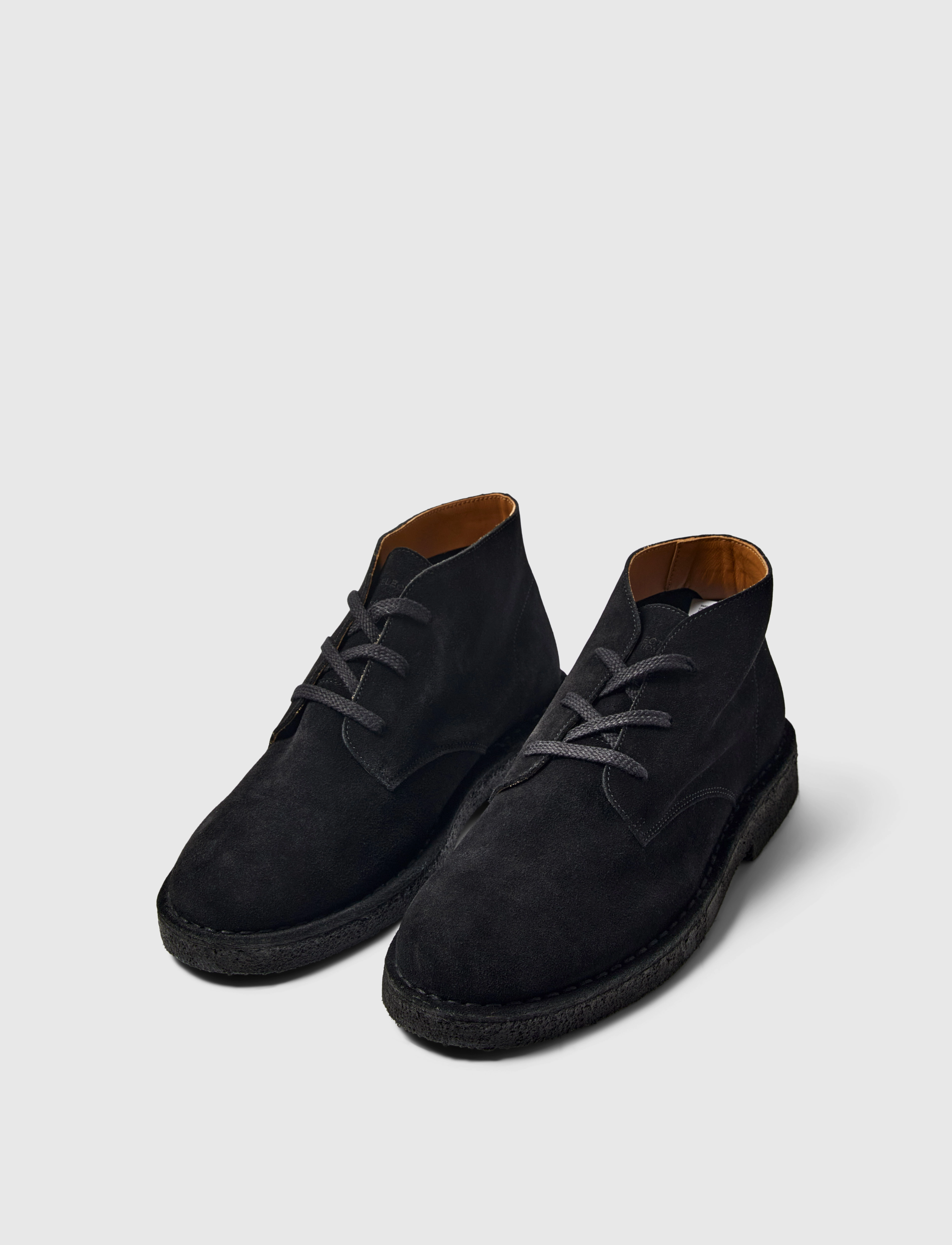 Selected - SLMRICCO SUEDE CHUKKA BOOT - chukka boots - black - 2