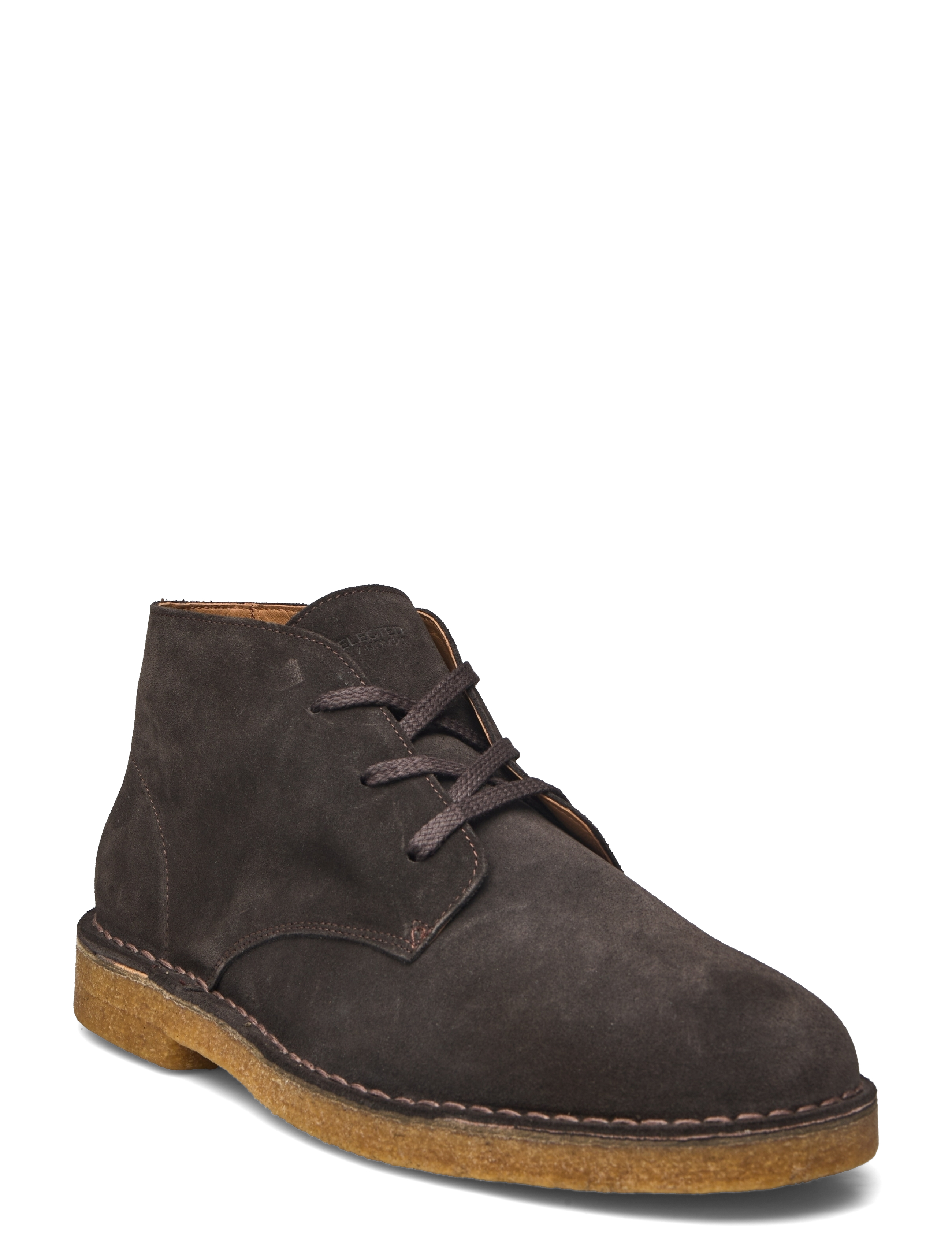SELECTED Slmricco Wildleder Chukka Stiefel Braun - 41 - Herren