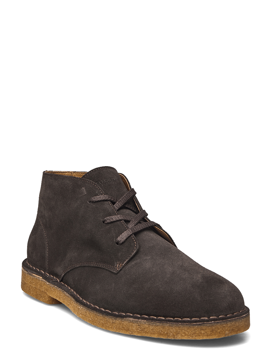 Selected - SLMRICCO SUEDE CHUKKA BOOT - chukka-skór - demitasse - 1