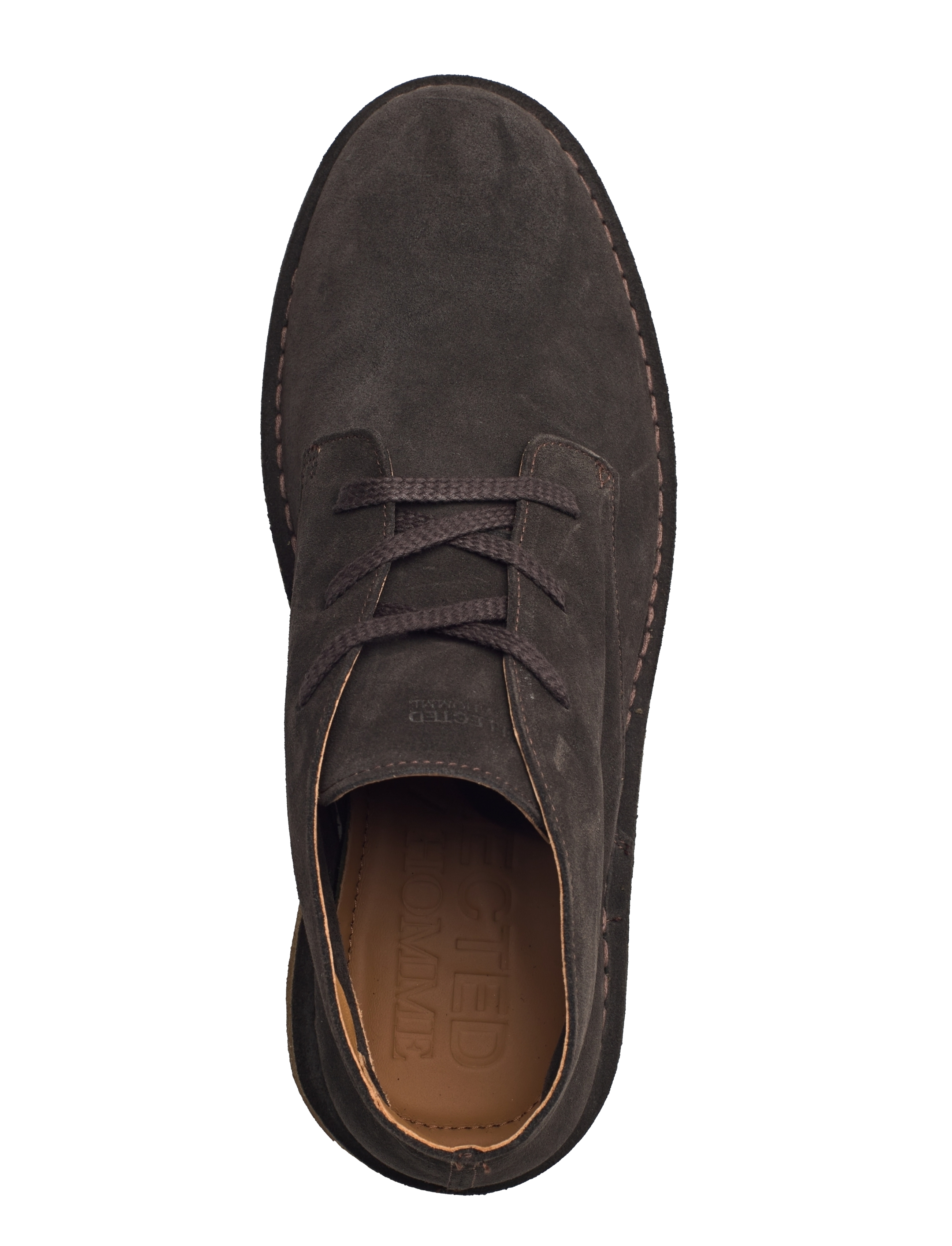 Selected - SLMRICCO SUEDE CHUKKA BOOT - chukka boots - demitasse - 4