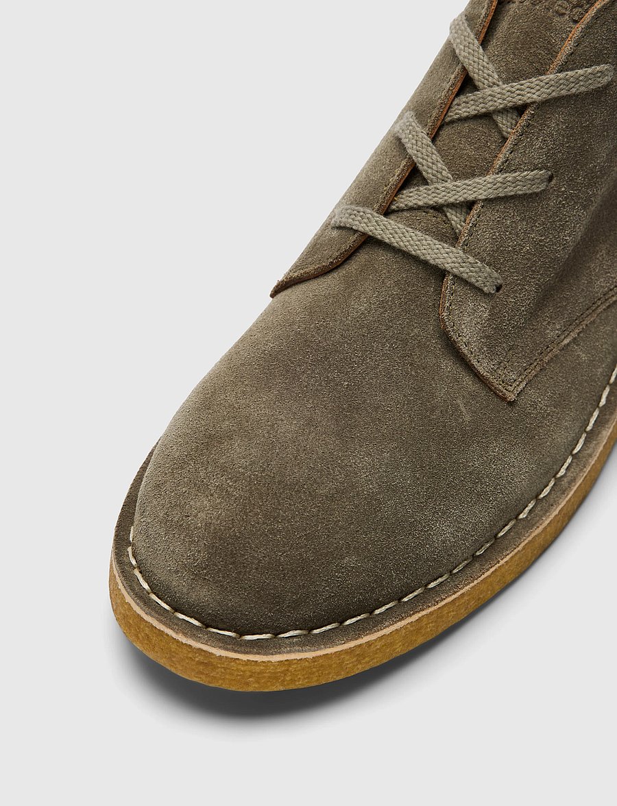 Selected - SLMRICCO SUEDE CHUKKA BOOT - chukka boots - olive night - 2