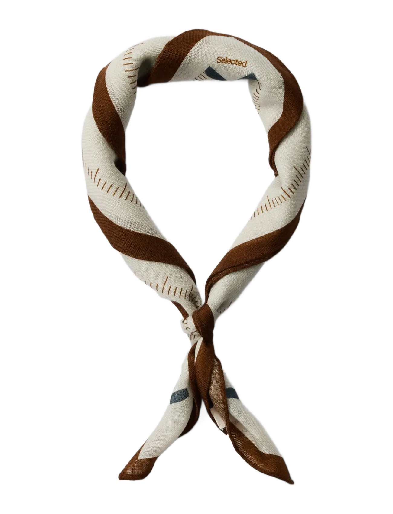 Selected SLMNICOLAS WOOL BANDANA - Selected - SILVER BIRCH / beige