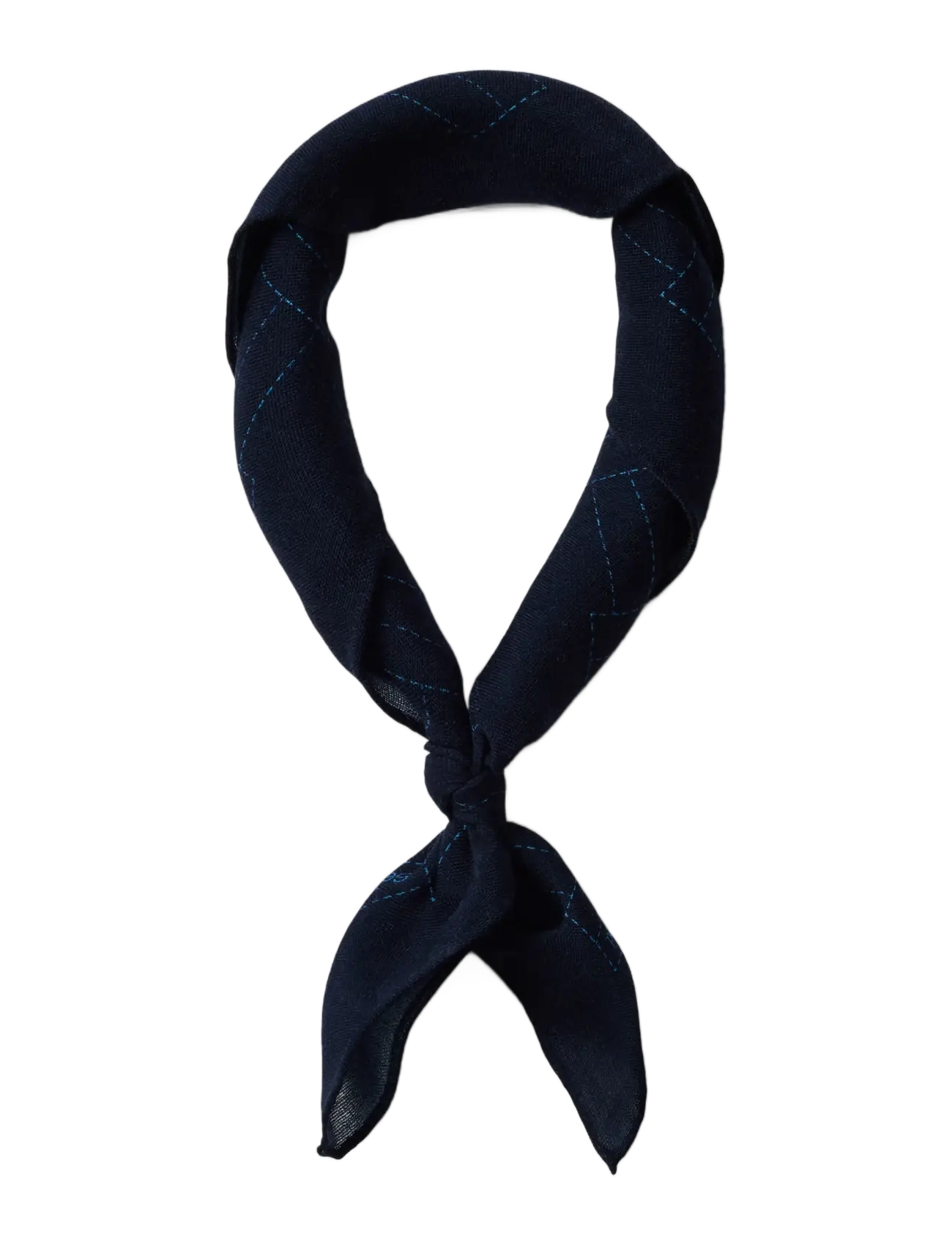 Selected SLMNICOLAS WOOL BANDANA - Selected - SKY CAPTAIN / navy