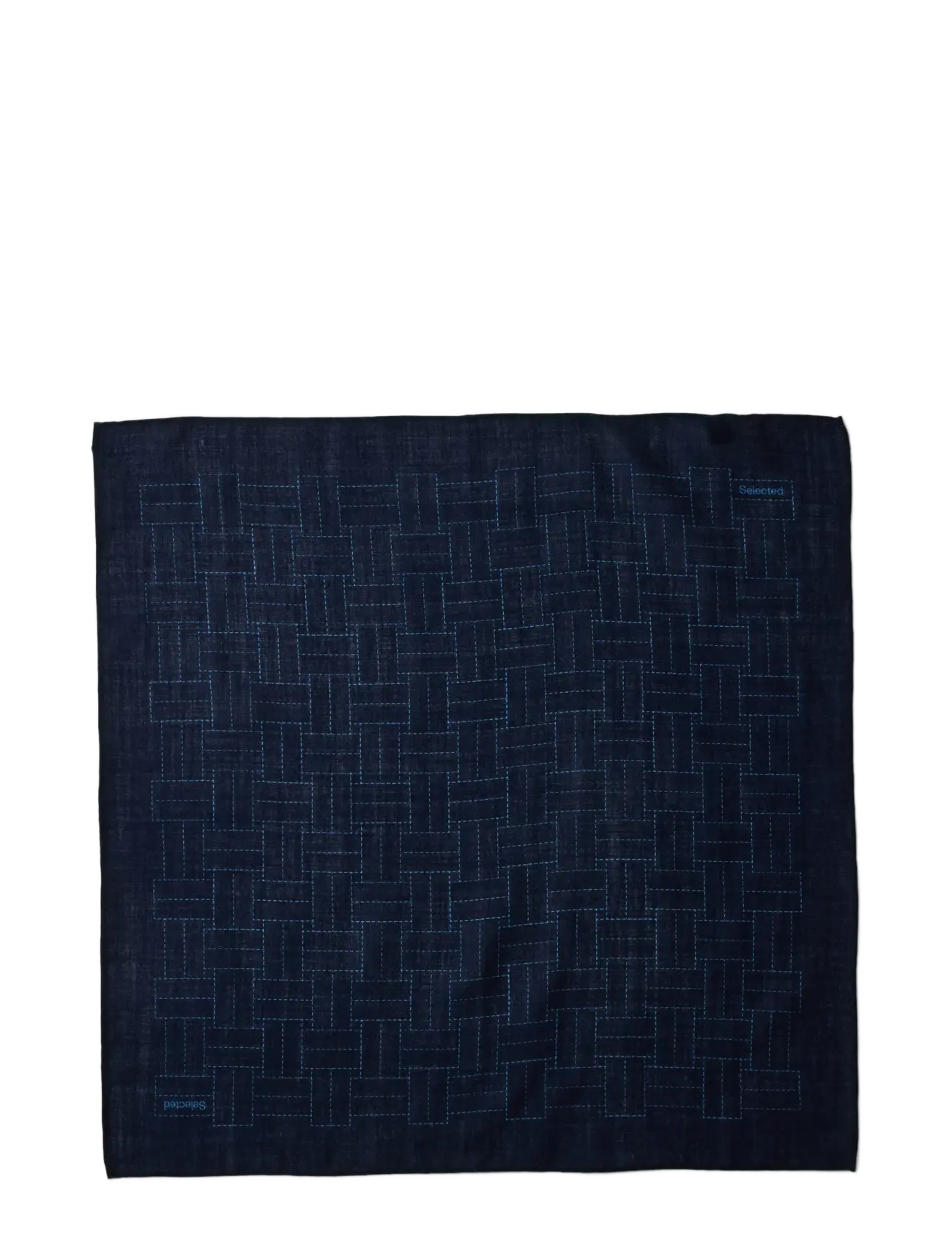 Selected - SLMNICOLAS WOOL BANDANA - talvesallid - sky captain - 1