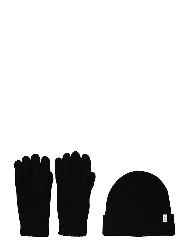 Selected - SLHCRAY WOOL BLEND GIFTBOX - kollektsioonid - black - 0