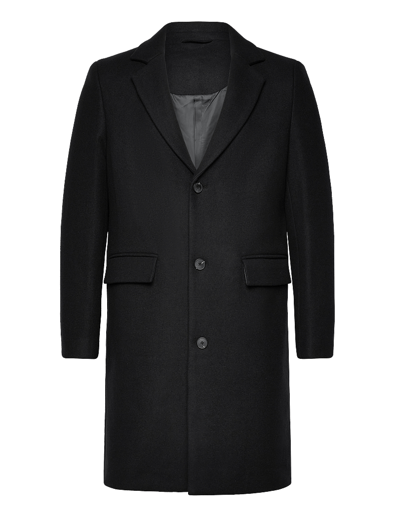 Selected - SLHJAMIE COAT JKT - vinterjackor - black - 0