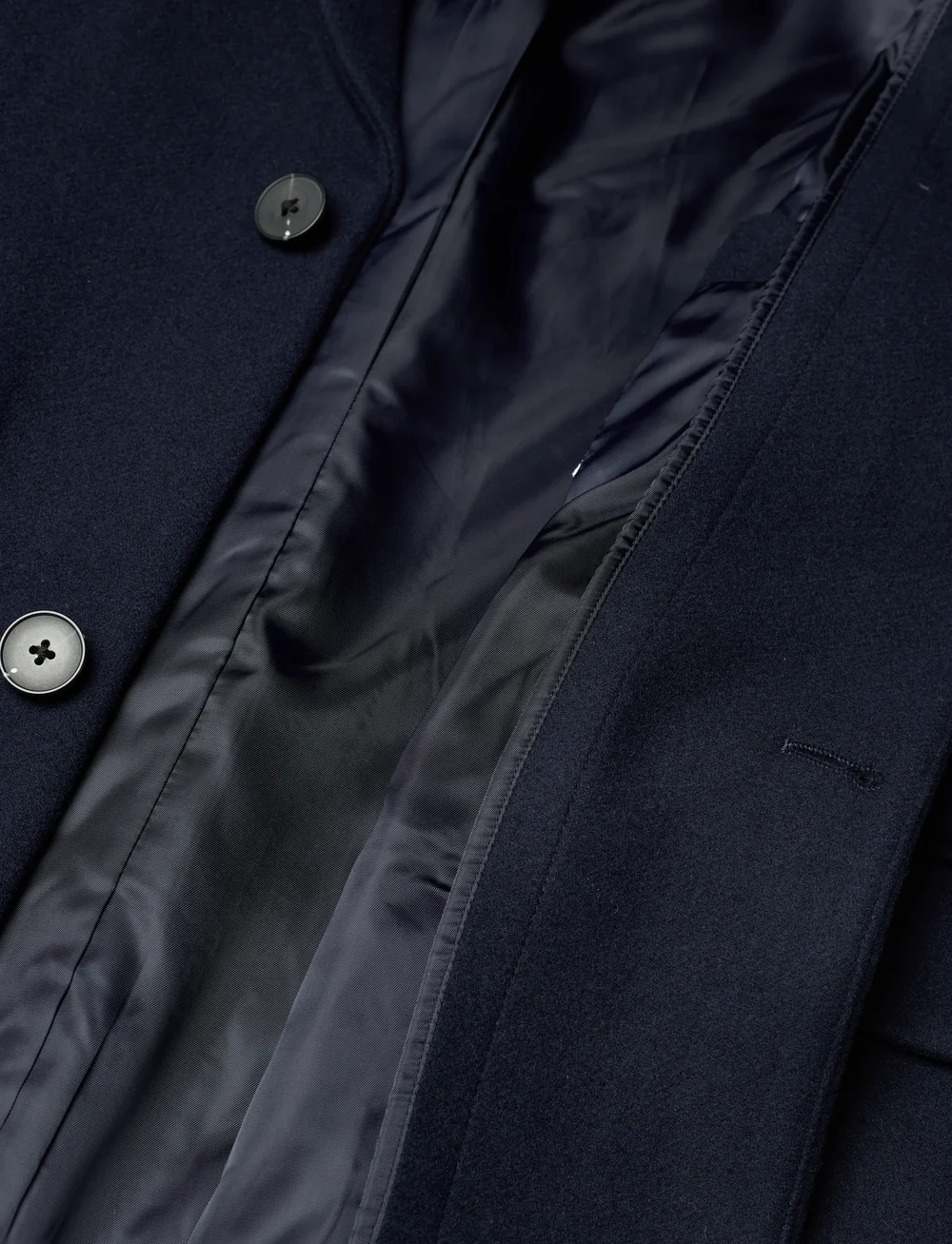 Selected - SLHJAMIE COAT JKT - villased mantlid - dark sapphire - 4