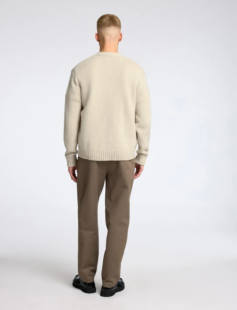 Selected - SLHCODY LS KNIT RELAXED CARDIGAN NOOS - koftor - oatmeal - 2