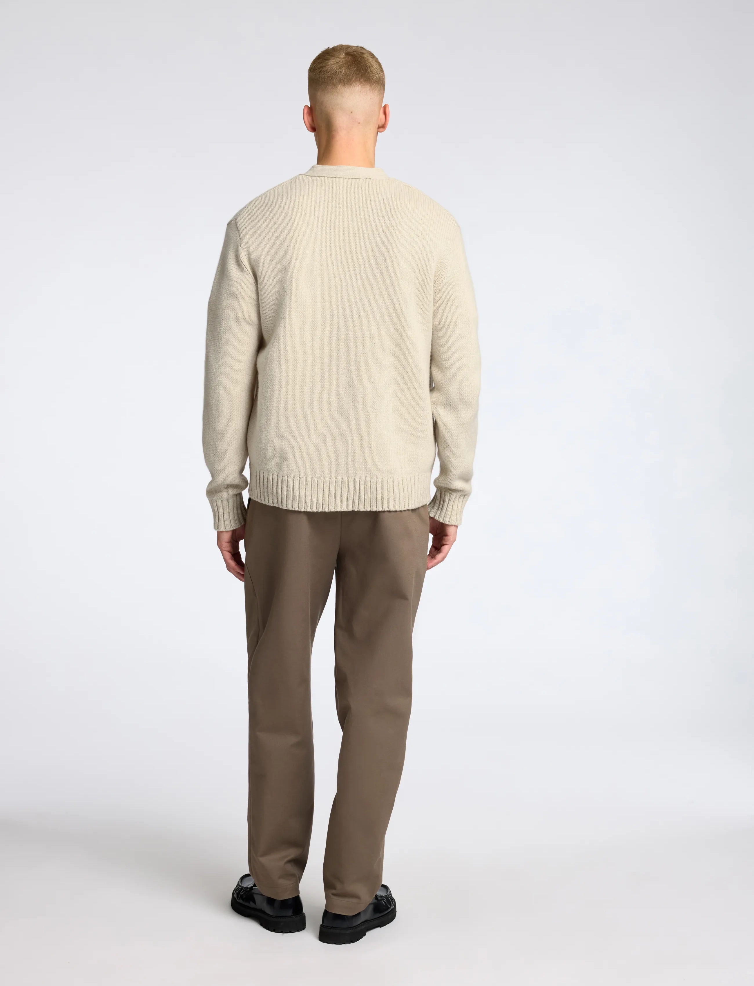 Selected - SLMCODY LS KNIT CARDIGAN NOOS - cardigans - oatmeal - 2