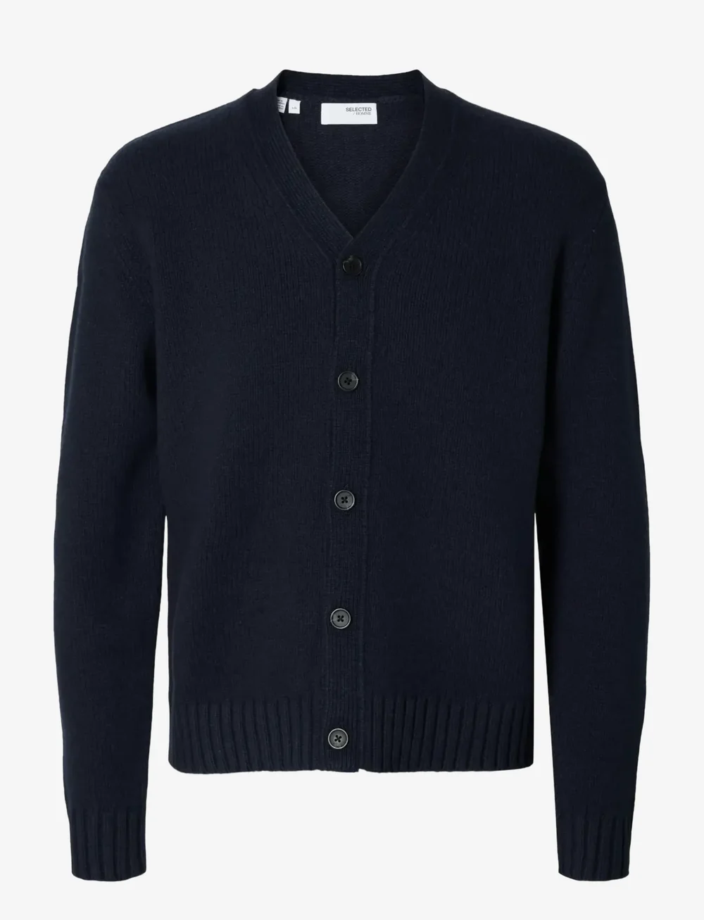 Selected - SLHCODY LS KNIT RELAXED CARDIGAN NOOS - cardigans - sky captain - 1