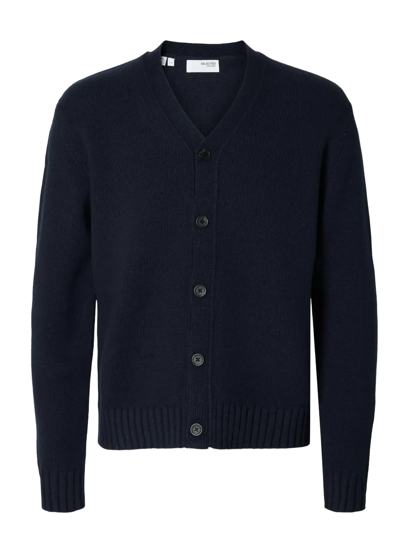 Selected SLHCODY LS KNIT RELAXED CARDIGAN NOOS - Cardigans - SKY CAPTAIN / navy