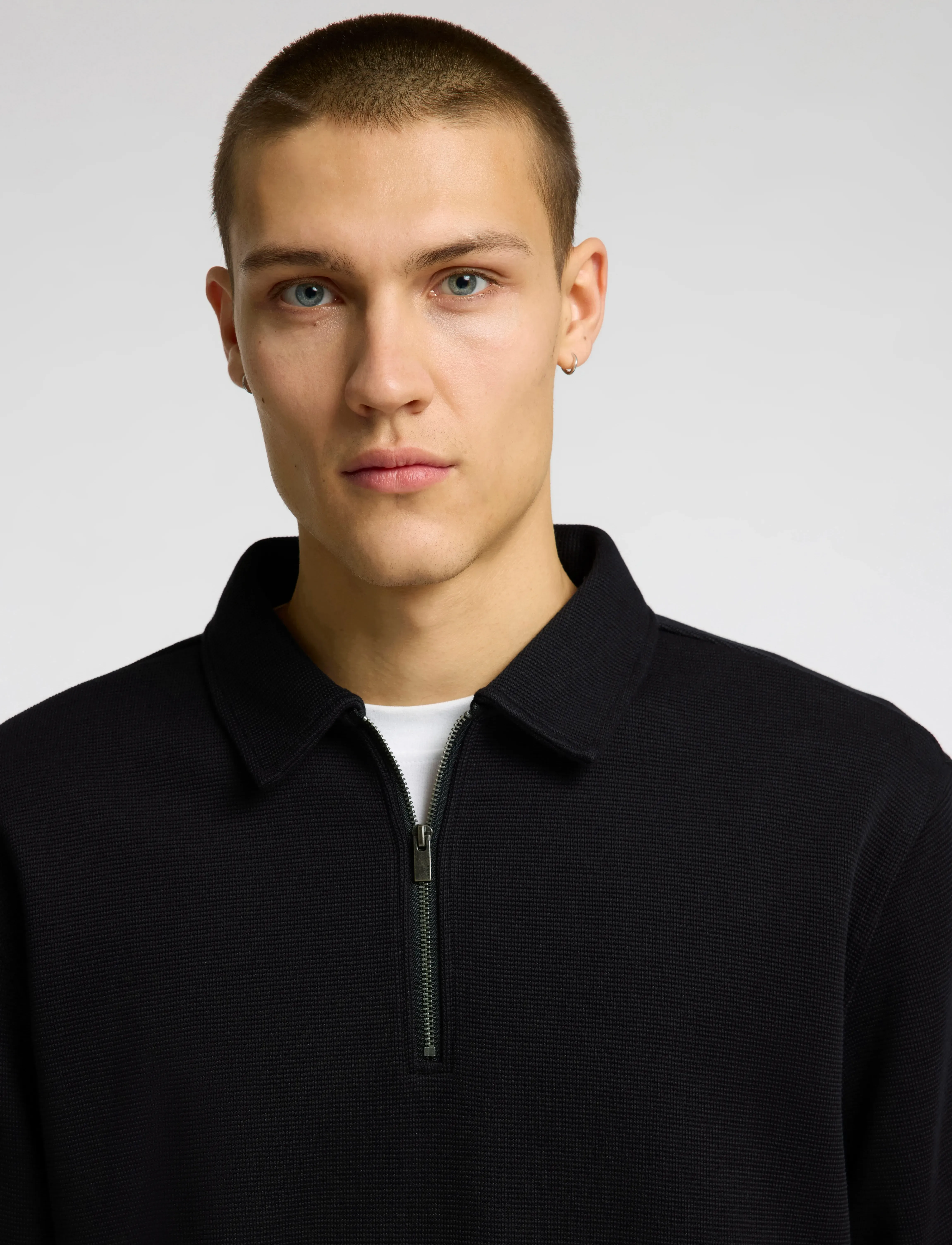 SELECTED Slhmarc Rib Ls Polo pikéer herr – bild 5