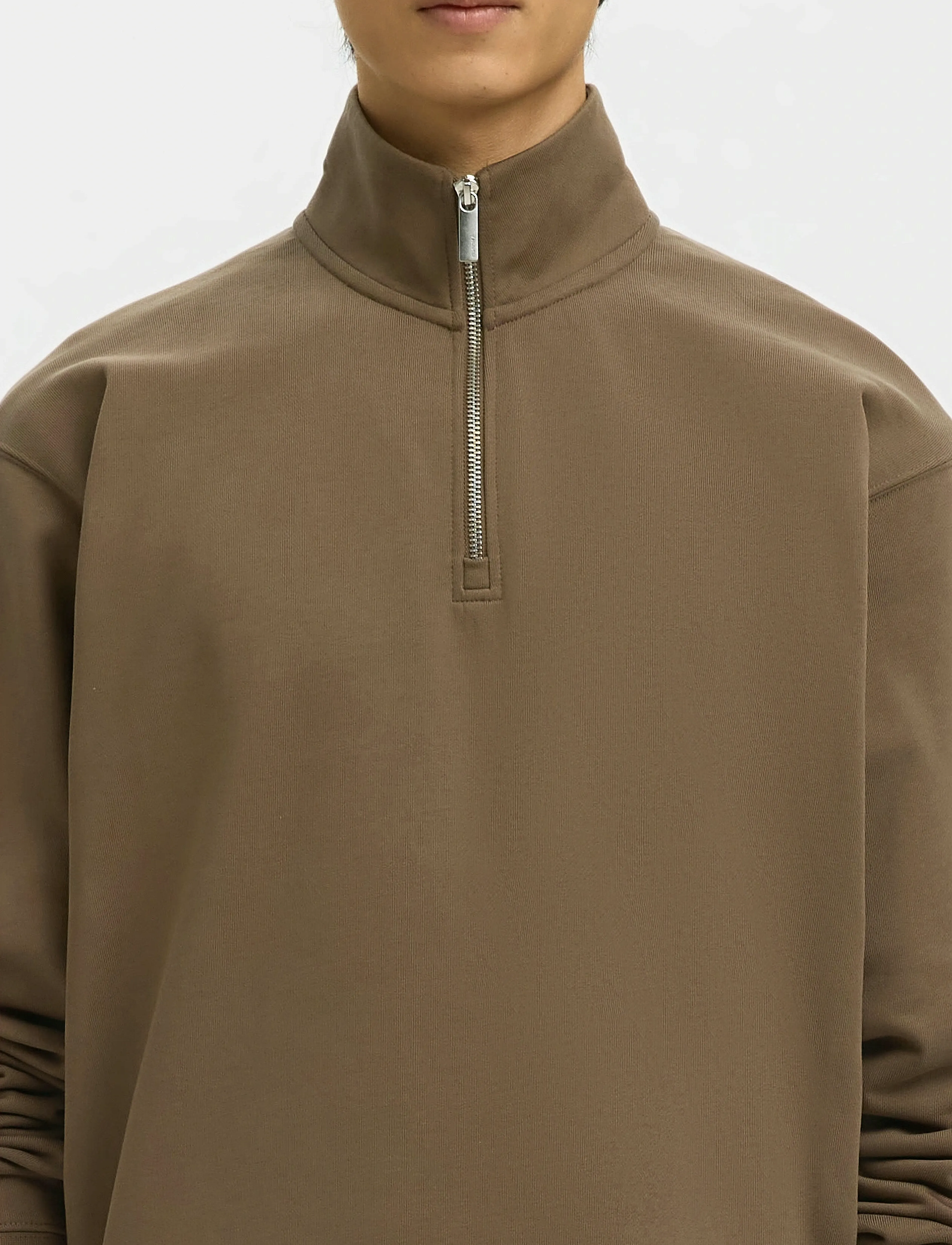 Selected - SLHMARC RIB LS POLO - langärmelig - morel - 3