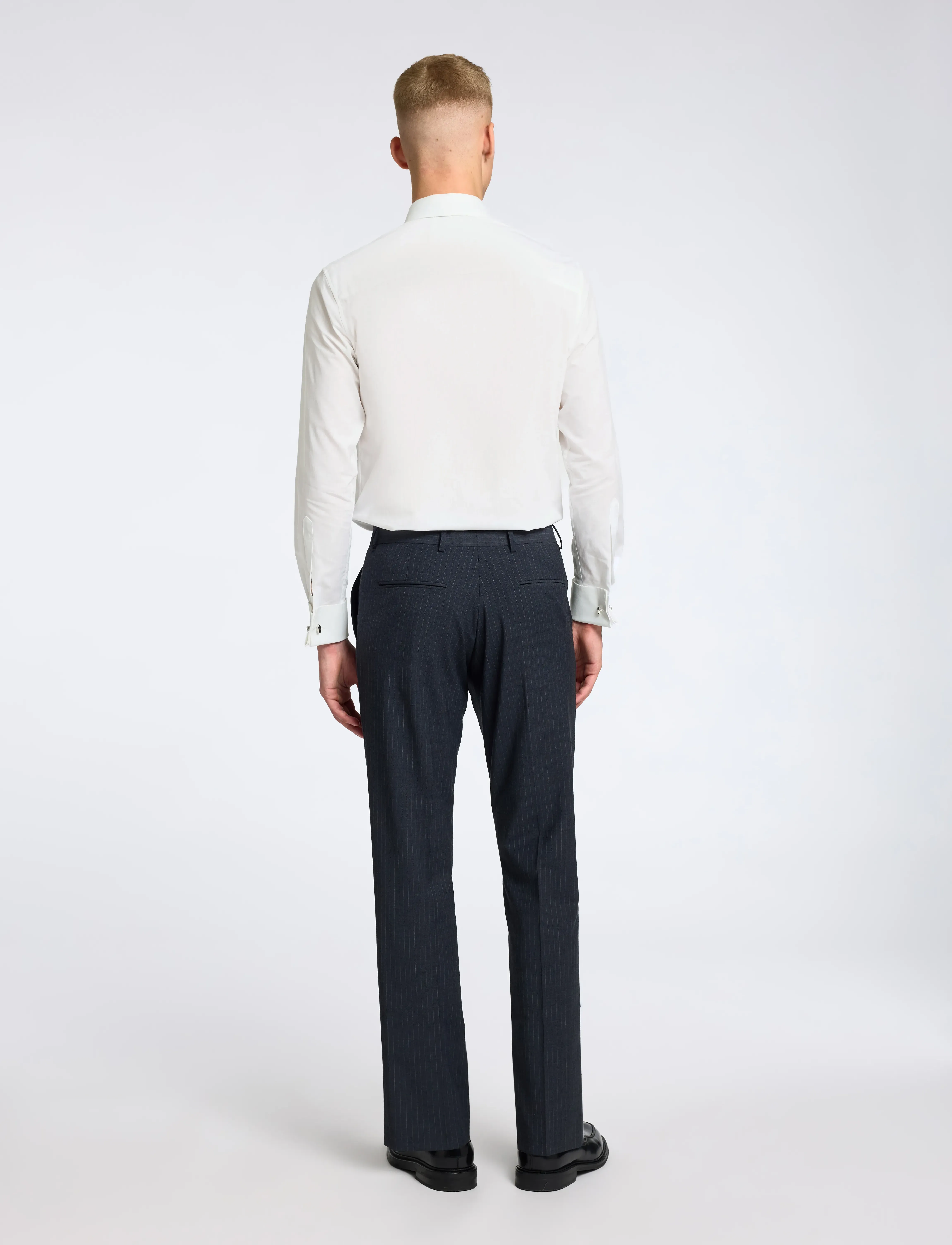 Selected - SLHSLIM-ANTON BIB SHIRTS LS CLASSIC - bright white - 3