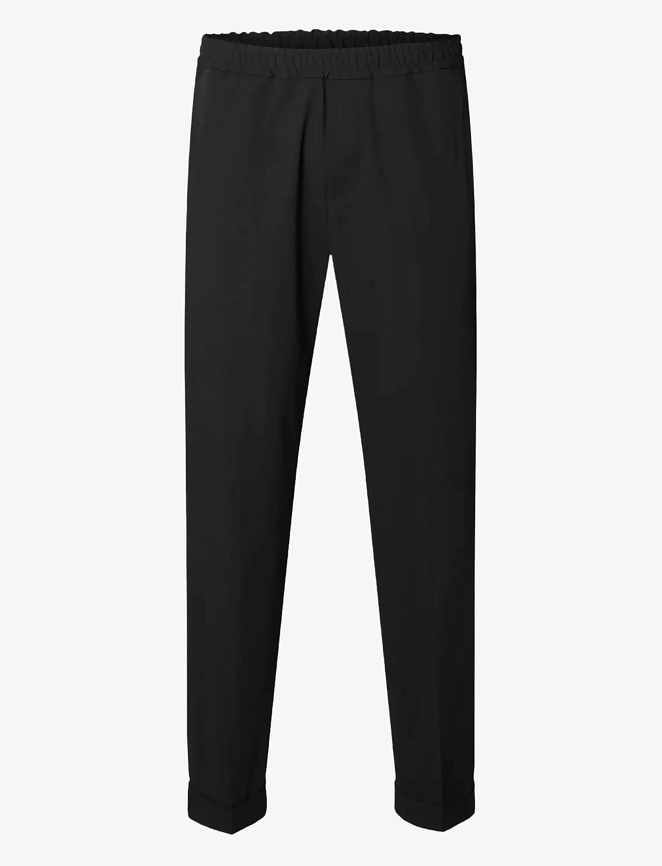 Selected - SLHSTRAIGHT-LIAM STRING TRS FLEX - herbstliche kleidung - black - 0