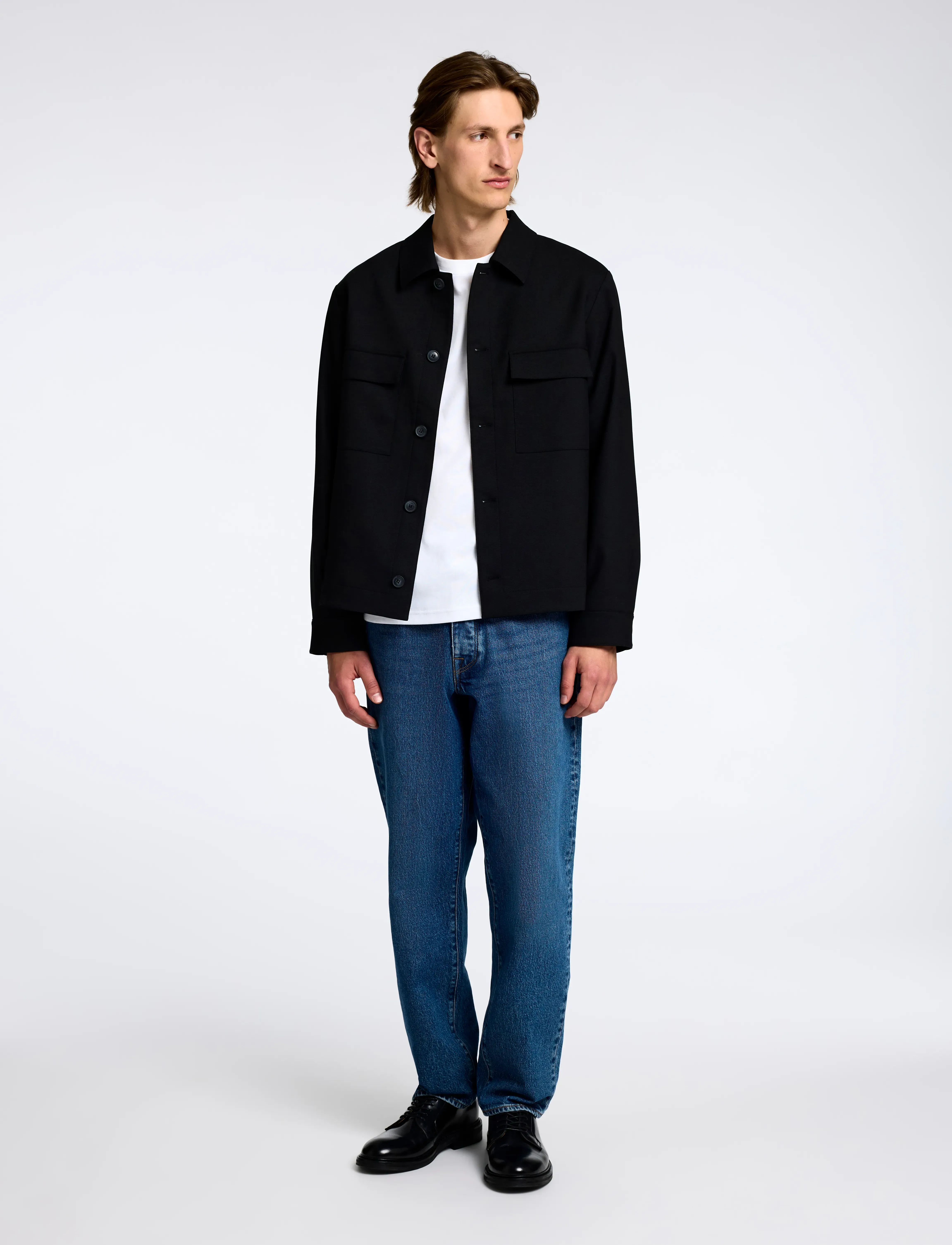 Selected - SLM-NEIL HYBRID BLZ - kupuj według okazji - black - 0