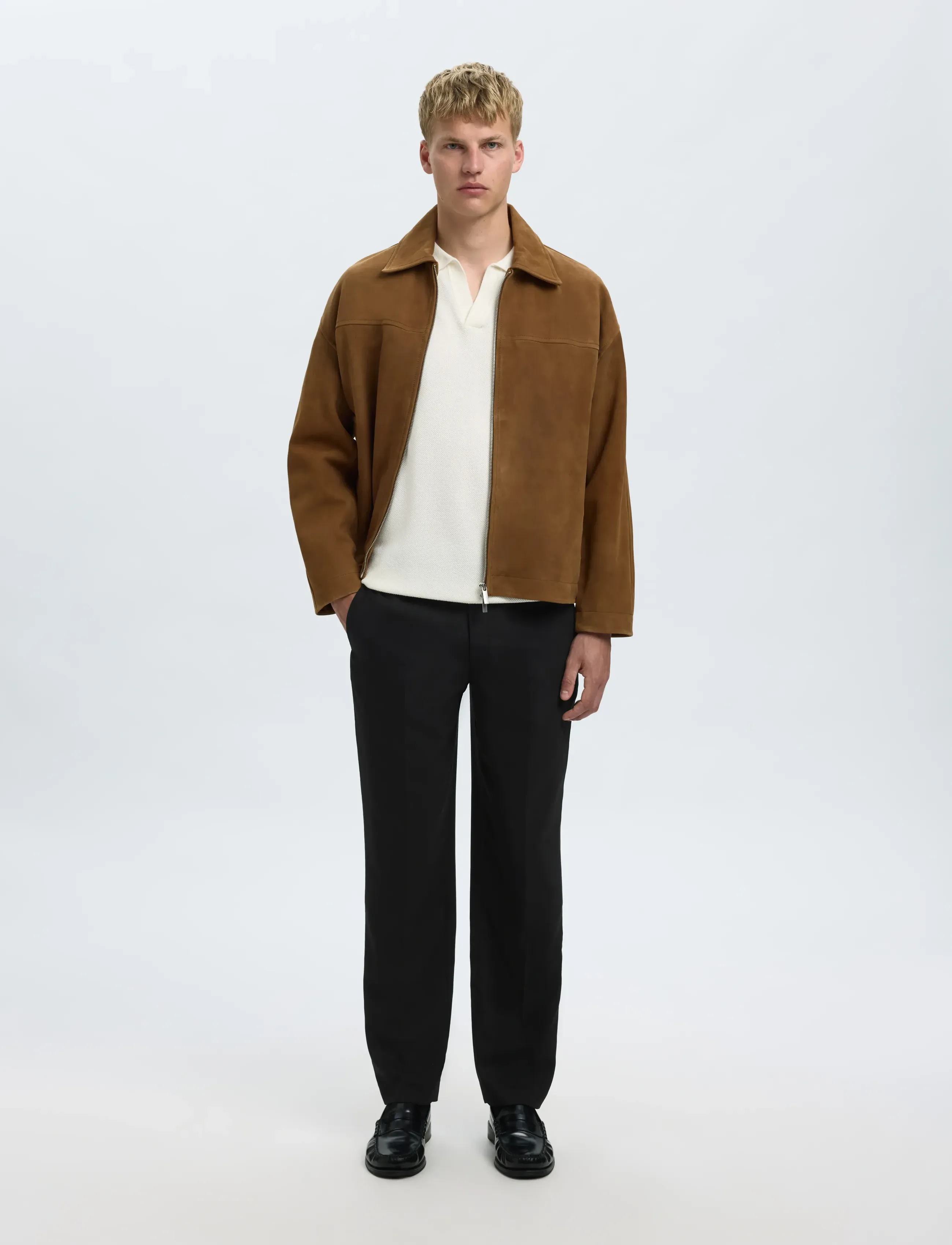 SELECTED Slmreg-Neil Elastic Wb Trs casual byxor herr – bild 5