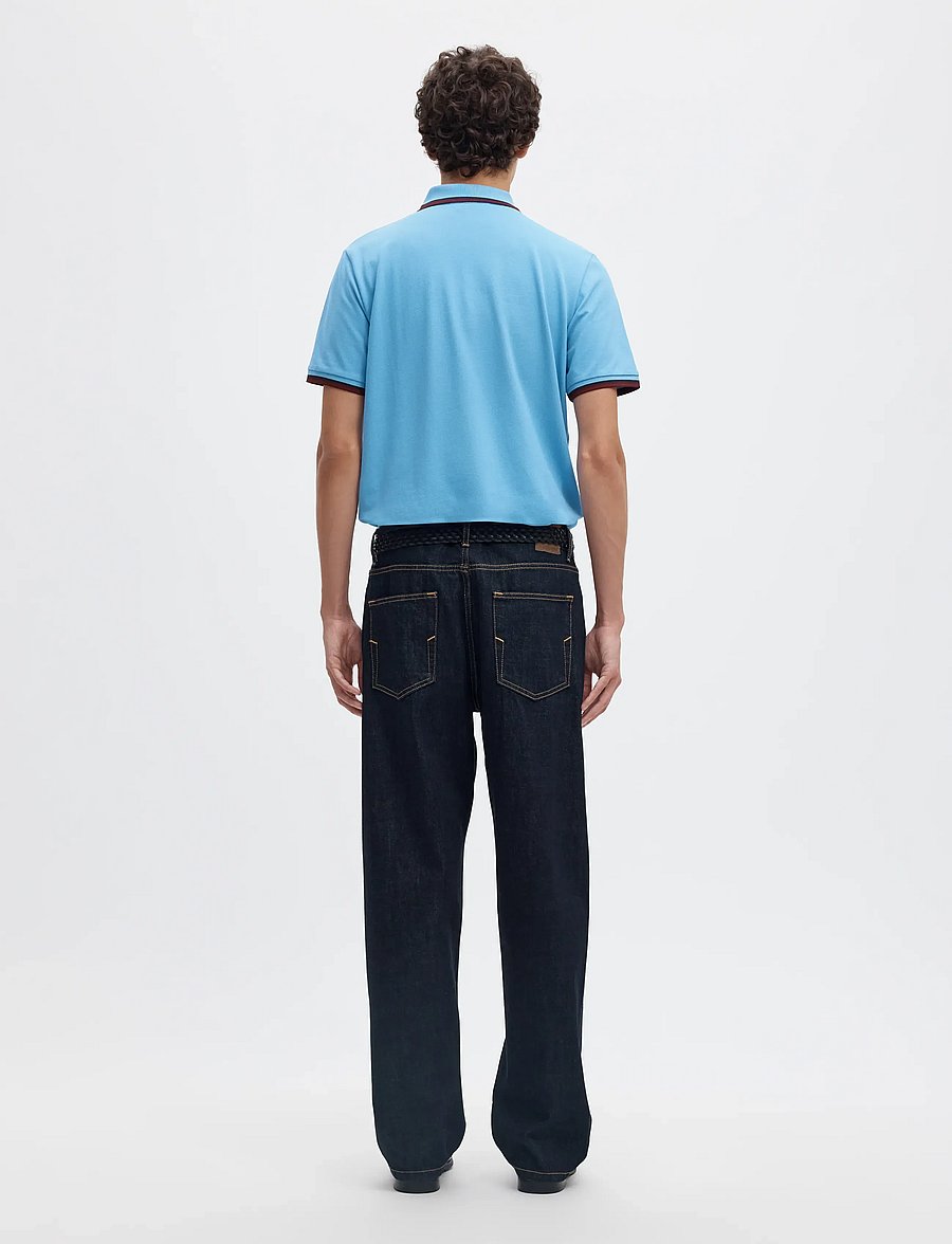 Selected - SLMSLIM-ATLAS SPORT SS POLO NOOS - polo krekli ar īsām piedurknēm - blissful blue - 3