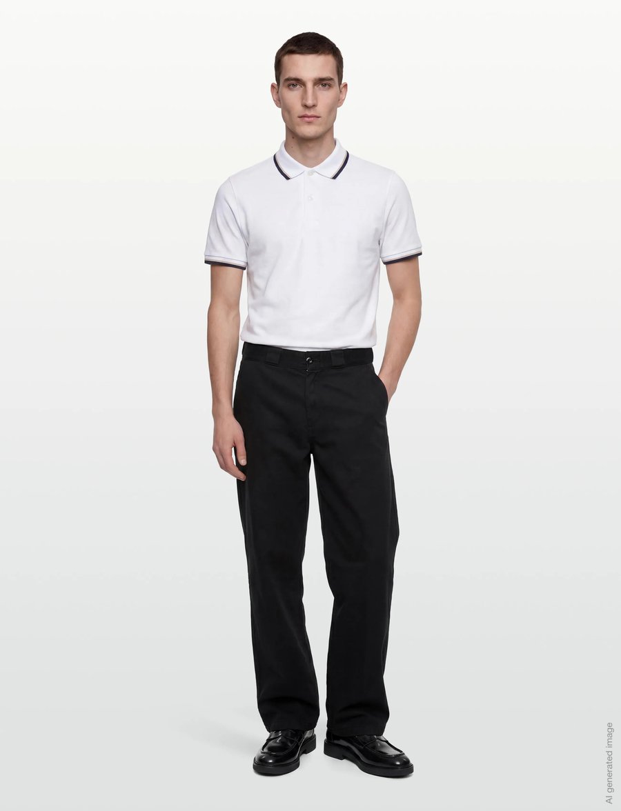 Selected - SLHSLIM-ATLAS SPORT SS POLO - kurzärmelig - white - 0