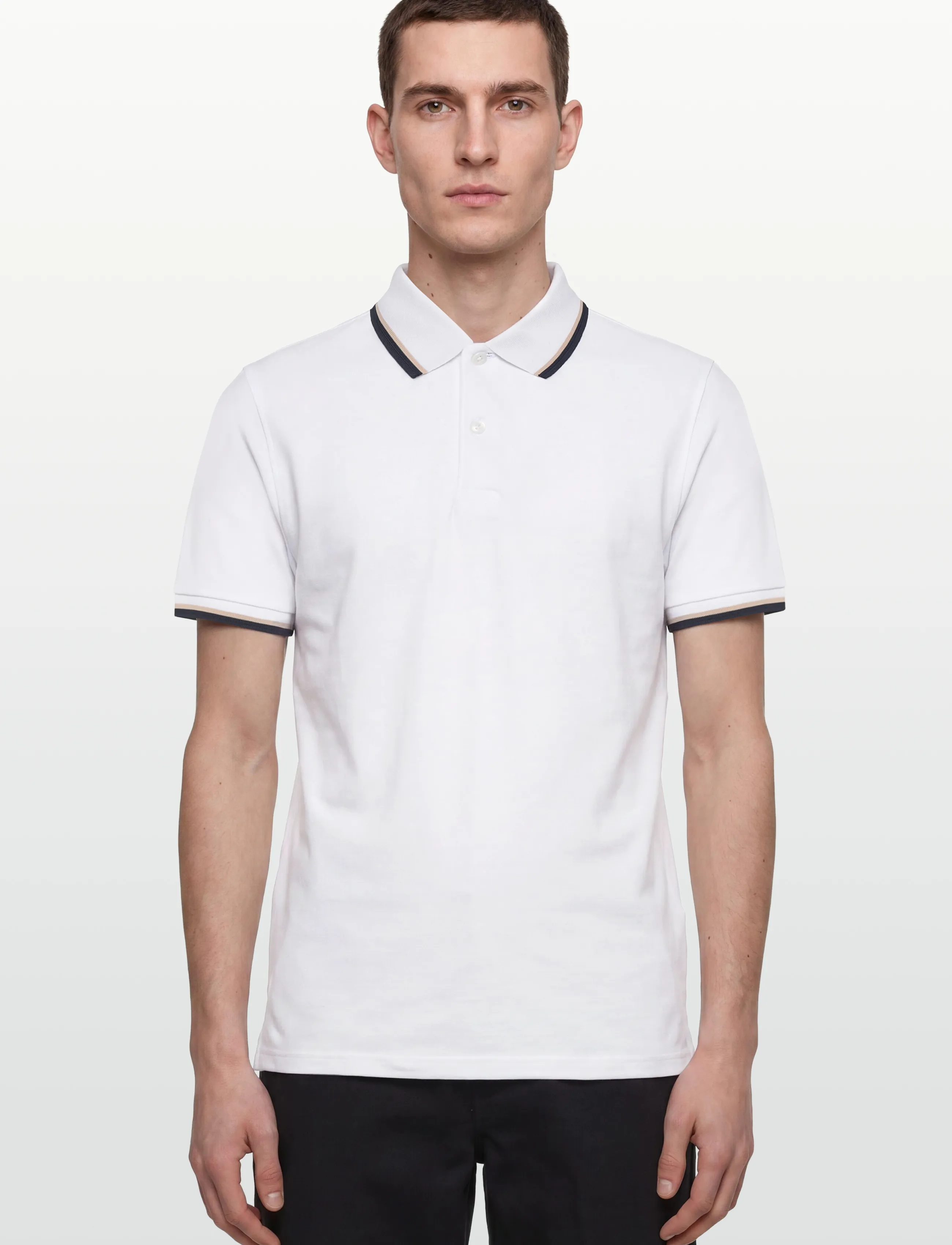 Selected - SLHSLIM-ATLAS SPORT SS POLO - kurzärmelig - white - 3