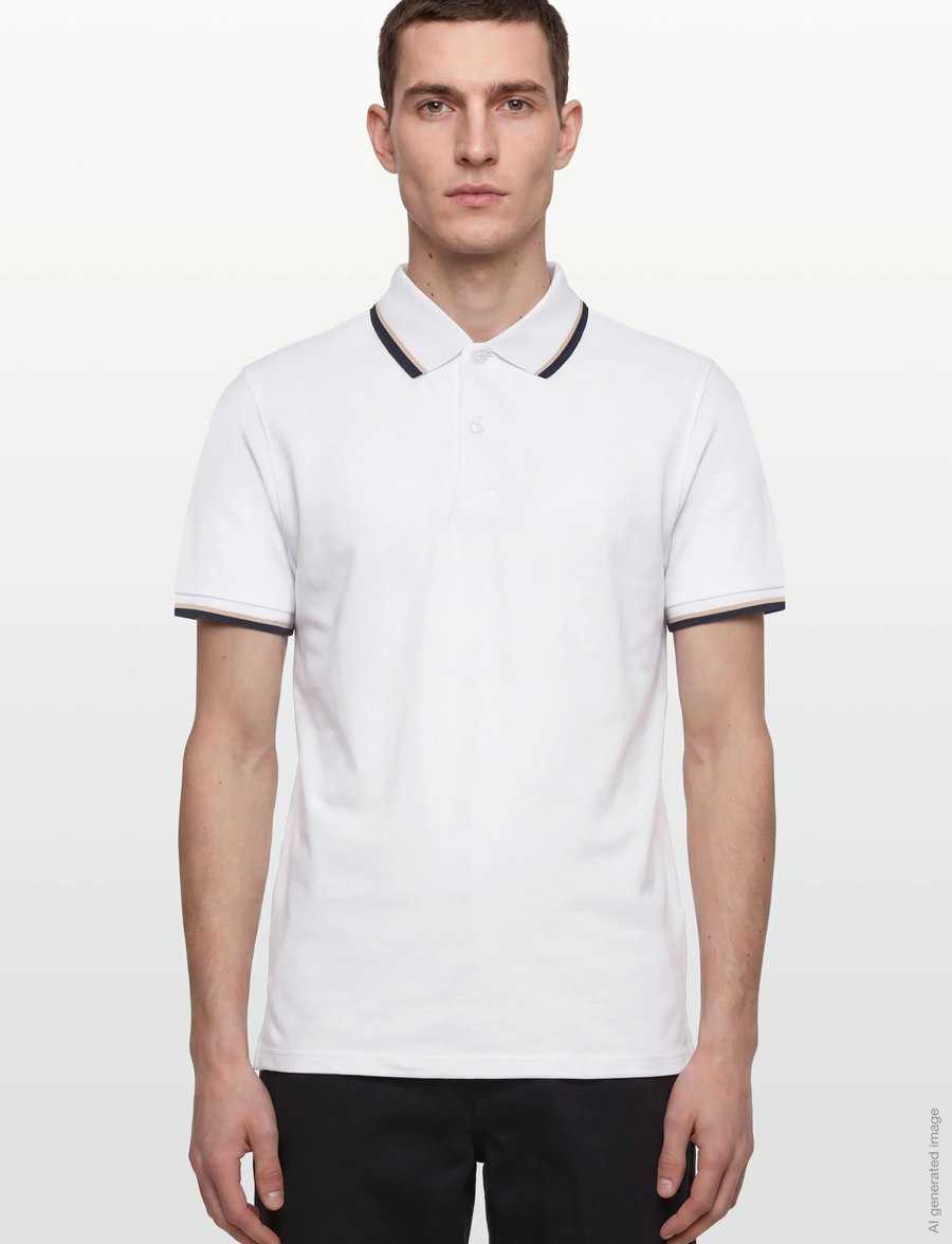 Selected - SLHSLIM-ATLAS SPORT SS POLO - kurzärmelig - white - 3