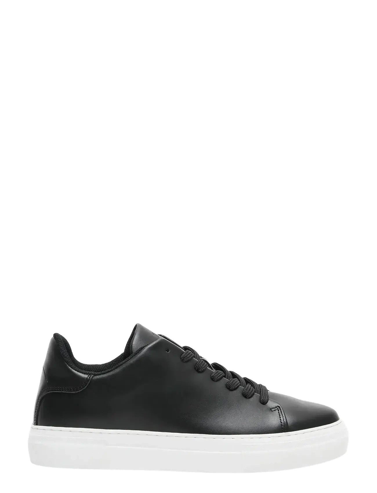 SELECTED Slhdavid Chunky Leder Sneaker Noos Schwarz - 40 - Herren