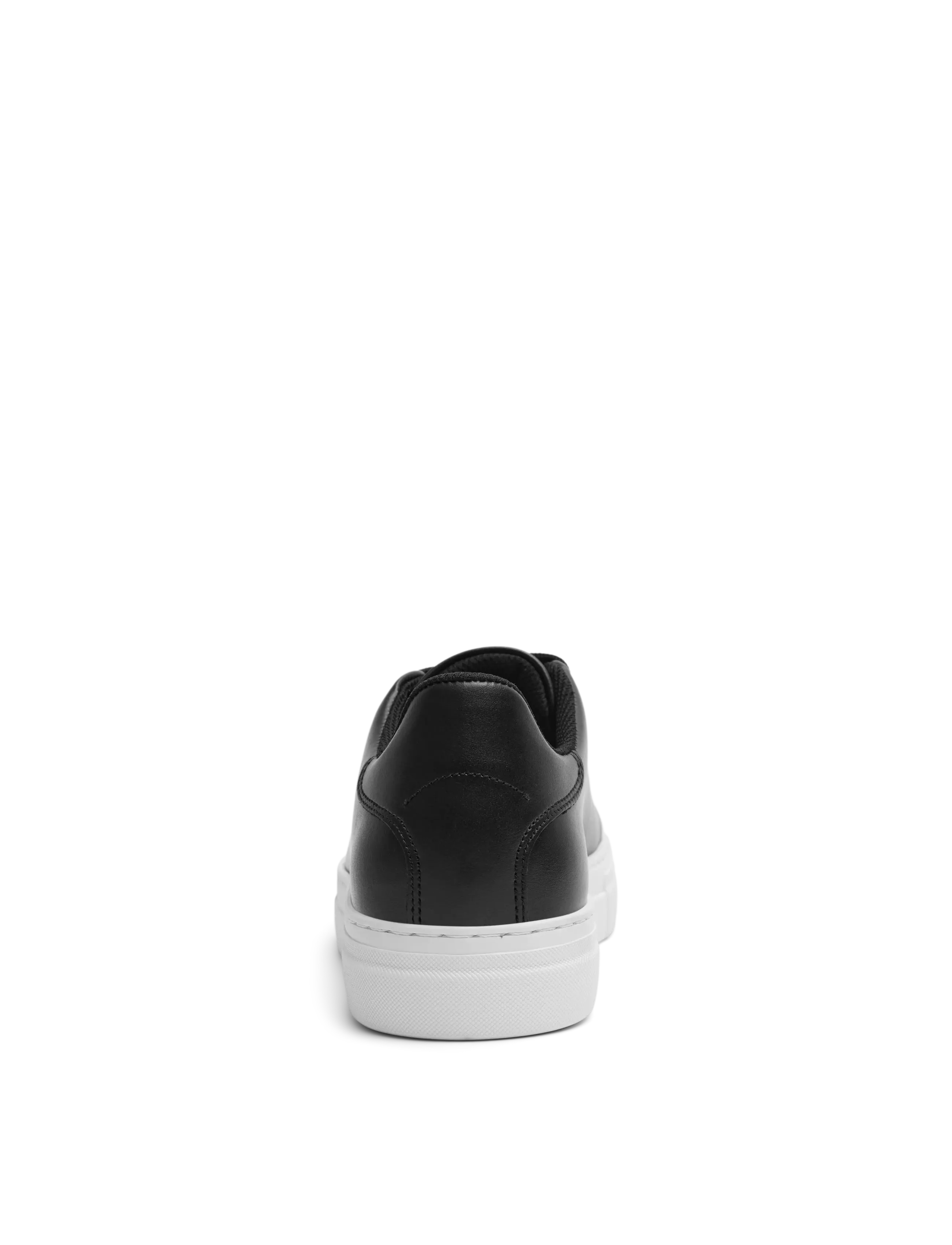 Selected - SLHDAVID CHUNKY LEATHER SNEAKER NOOS - niedriger schnitt - black - 5