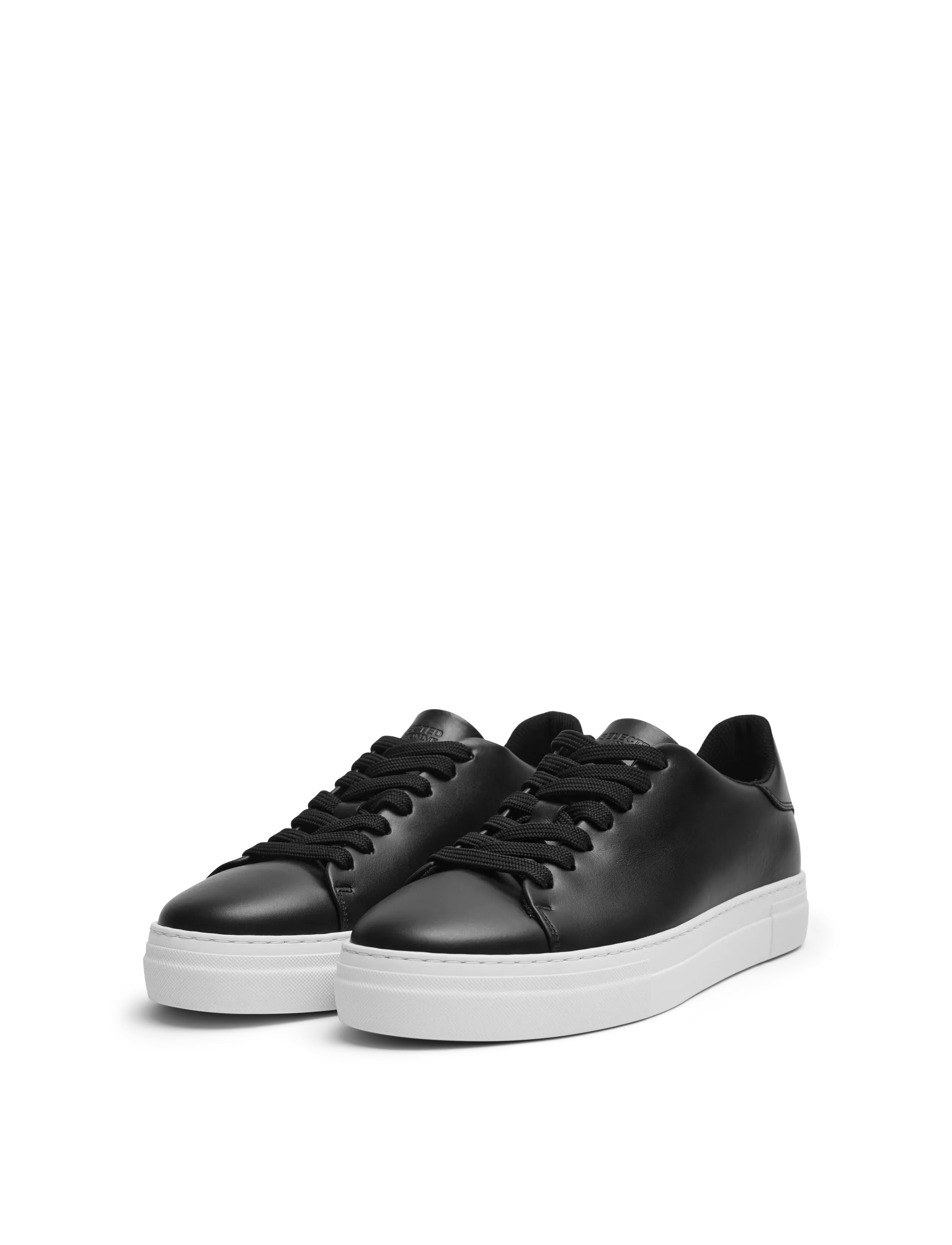 SELECTED Slhdavid Chunky Leather Sneaker Noos låga sneakers herr – bild 4